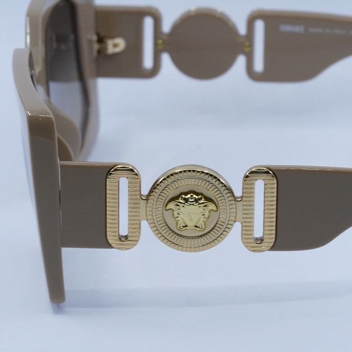 Versace Versace VE4478U 549961 Sunglasses Beige Square Frame, Brown Size ONE SIZE - 5 Thumbnail