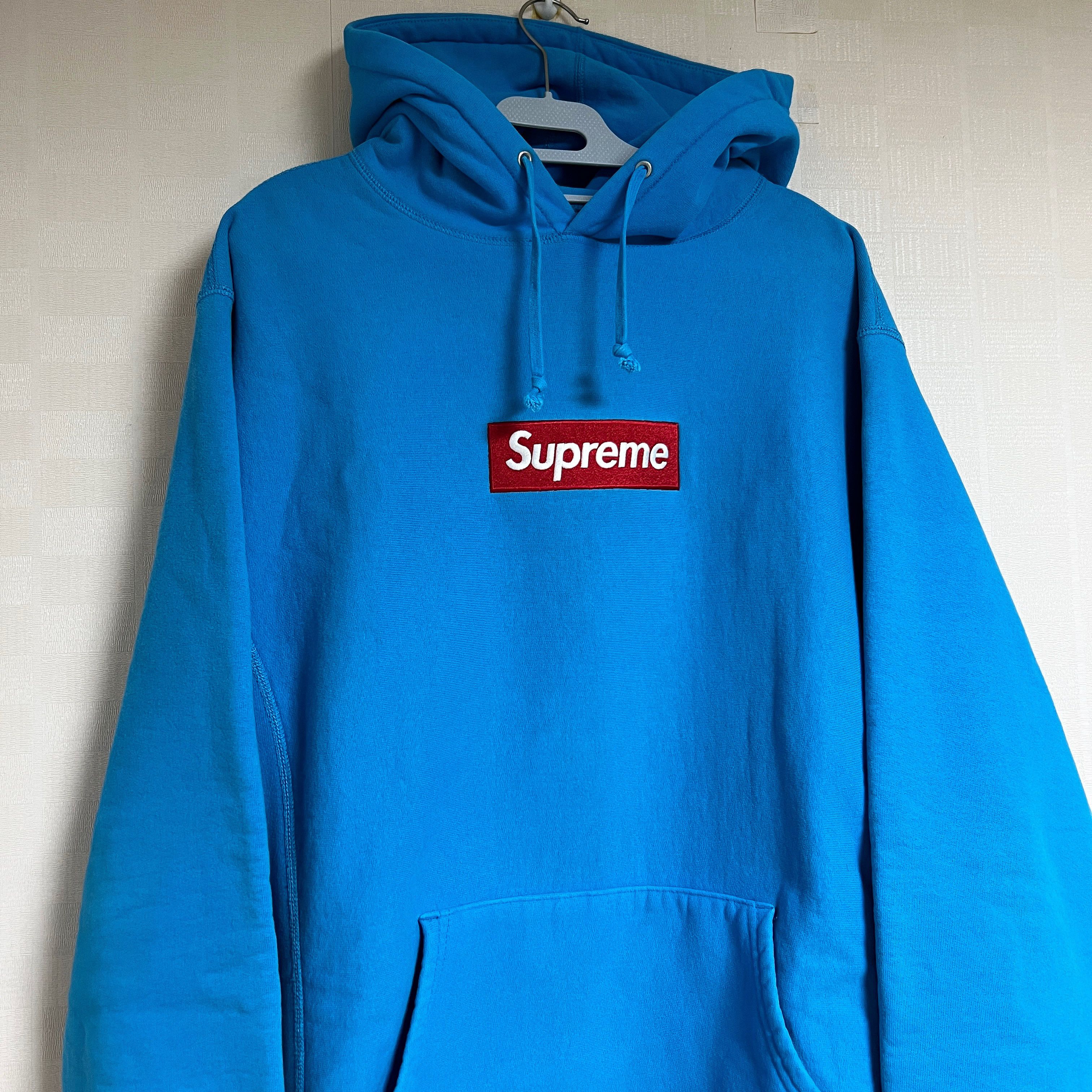 Supreme Supreme 2009 Box Logo Hoodie Red On Teal Size US XL / EU 56 / 4 - 4 Thumbnail