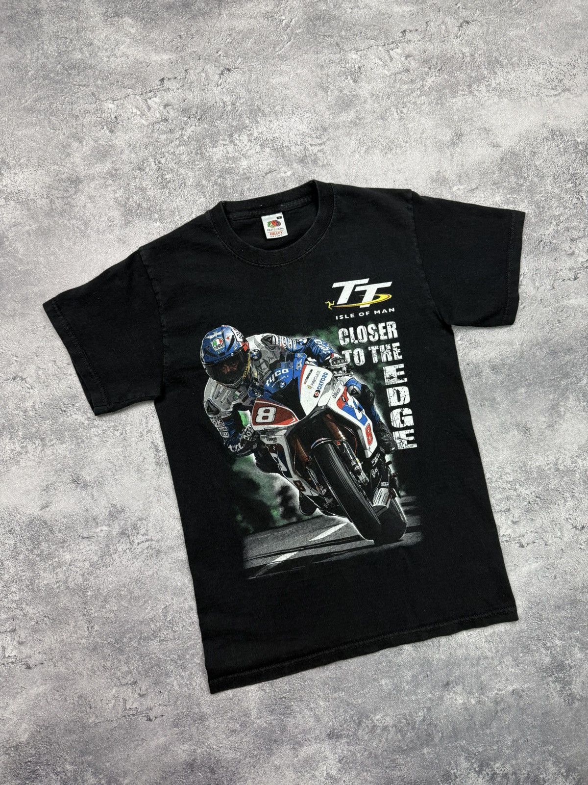 BMW 00’s Vintage BMW Dainese Moto Racing T-Shirt Isle Of Man Size US S / EU 44-46 / 1 - 3 Thumbnail