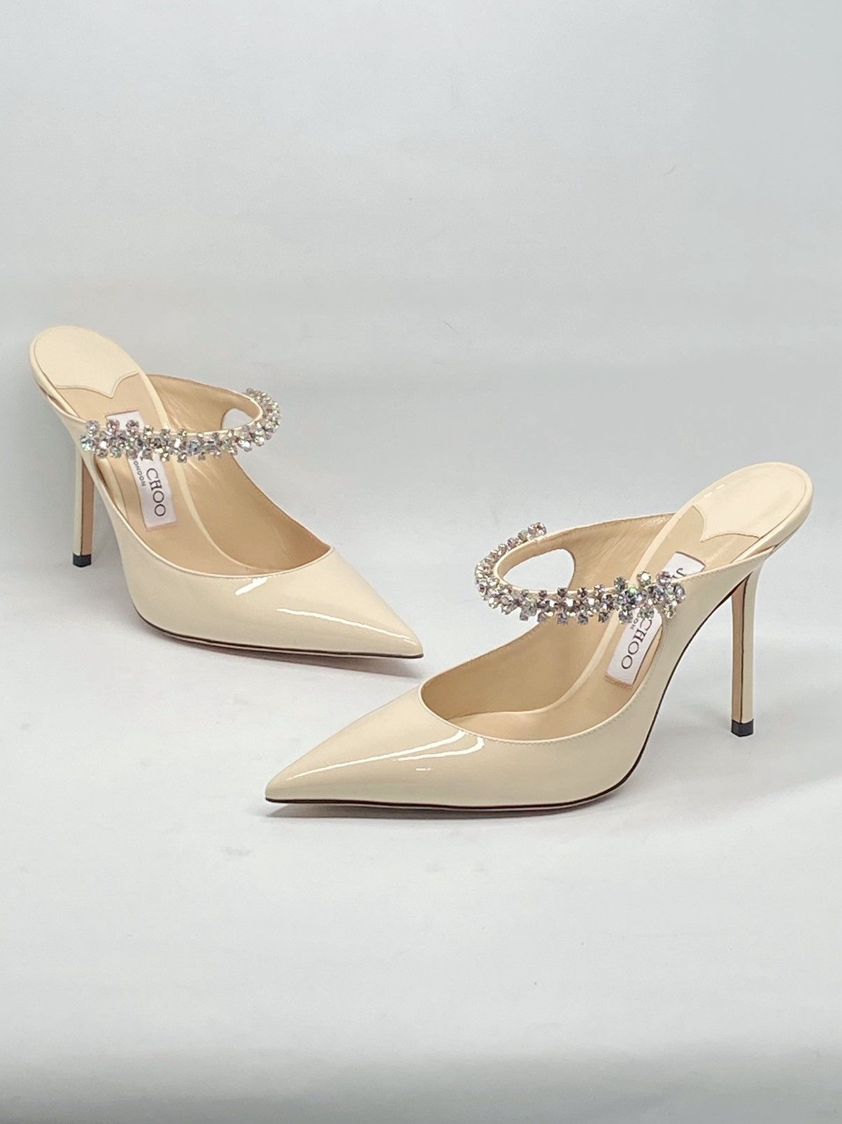 Jimmy Choo Jimmy Choo Bing Embellished Patent Leather Mules size 37 Size US 7 / IT 37 - 11 Thumbnail