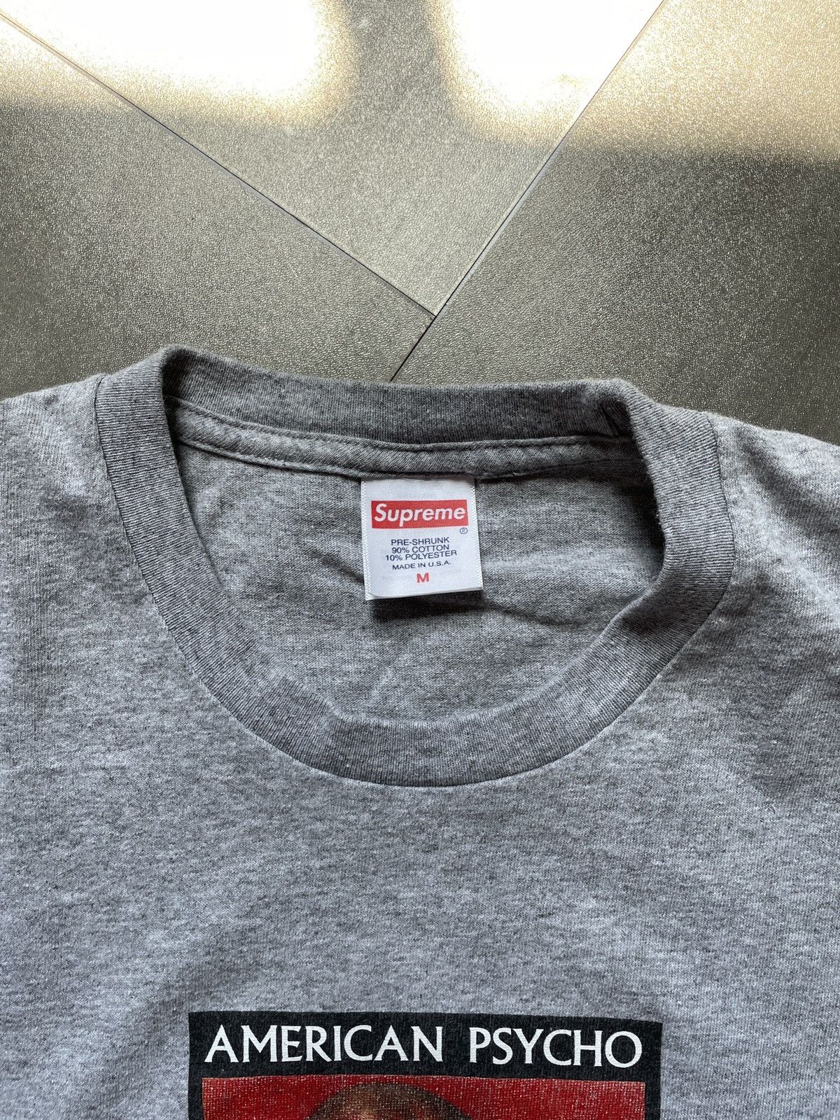 Supreme Supreme X American Psycho tee Size US M / EU 48-50 / 2 - 3 Thumbnail