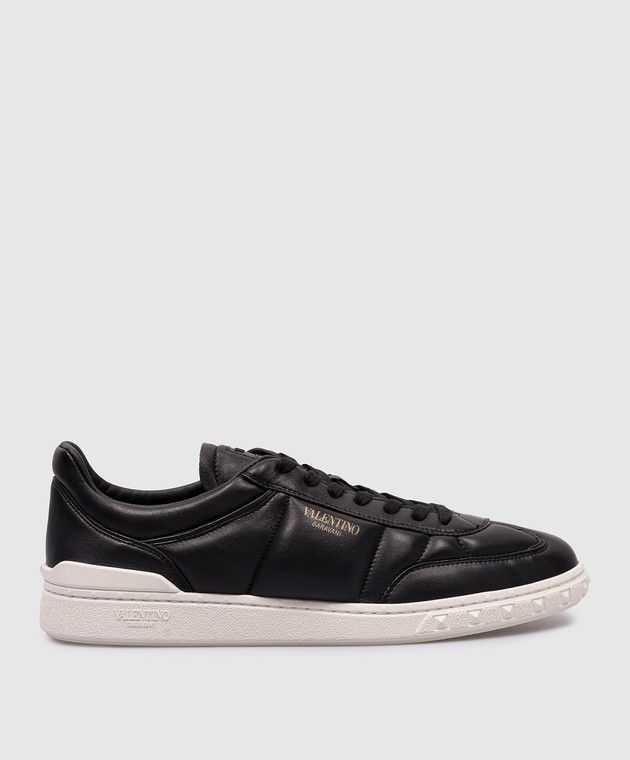 Valentino o1s22i1n1224 Upvillage Low-Top Sneakers in Black Size US 12 / EU 45 - 1 Thumbnail