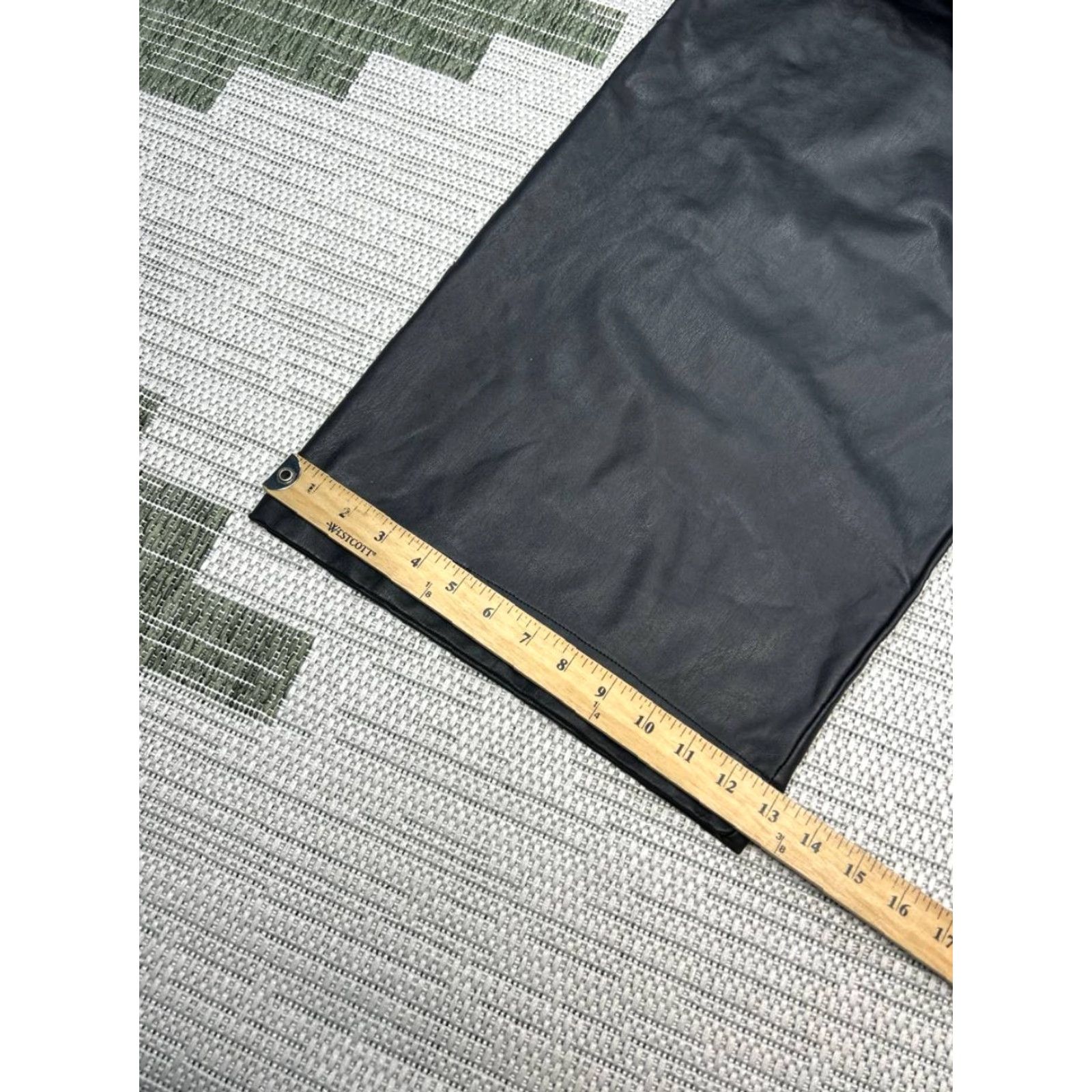 VINTAGE Anthropologie Maeve The Colette Cropped Pants Womens 24 Black High Rise Wide Leg