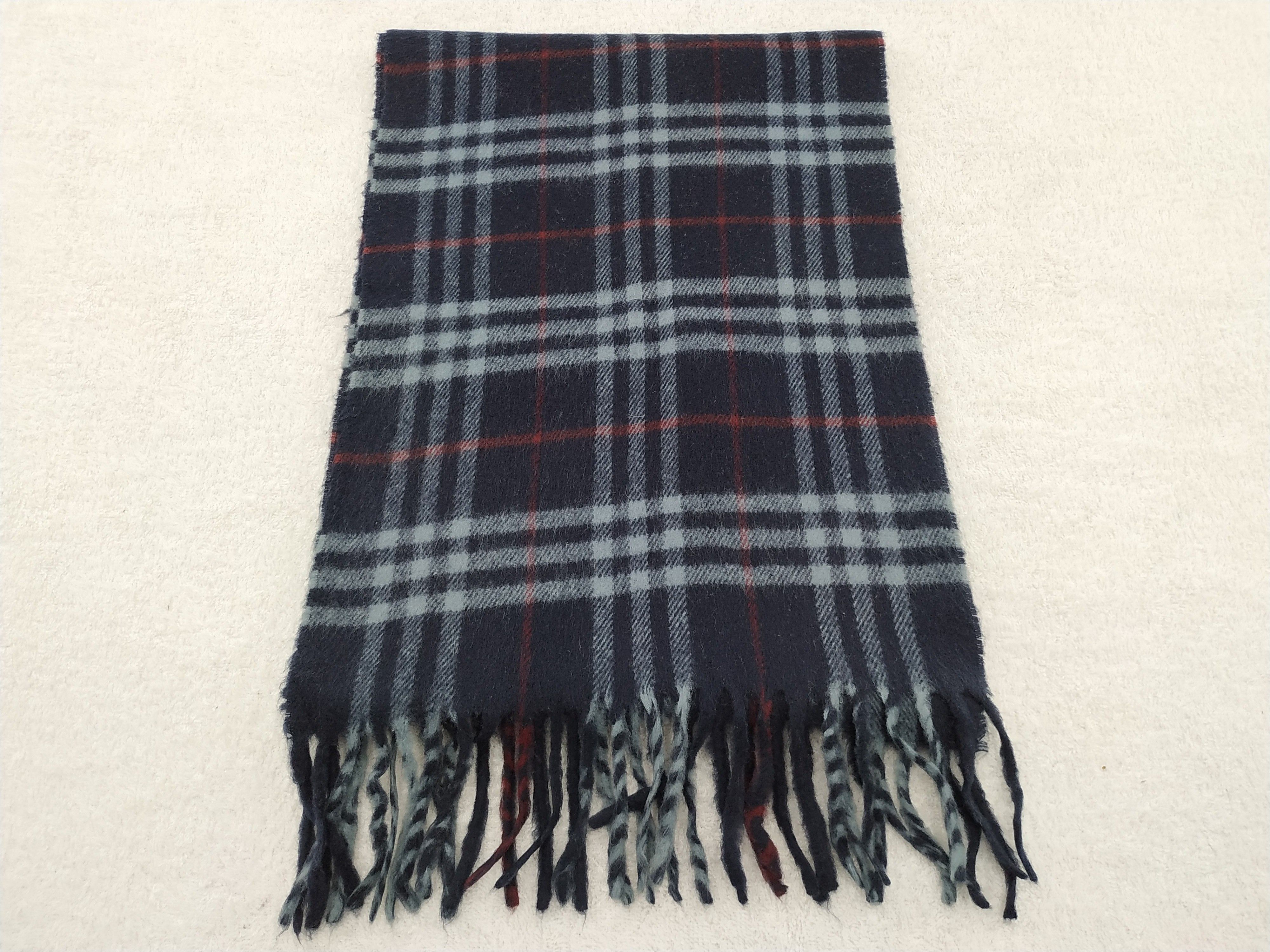 Burberry × Vintage Burberry Scarf / Muffler / Neckwear - WW225 Size ONE SIZE - 2 Thumbnail