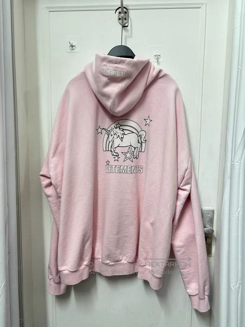 Vetements VETEMENTS Sweatshirt Hoodie Pink Size US M / EU 48-50 / 2 - 1 Thumbnail
