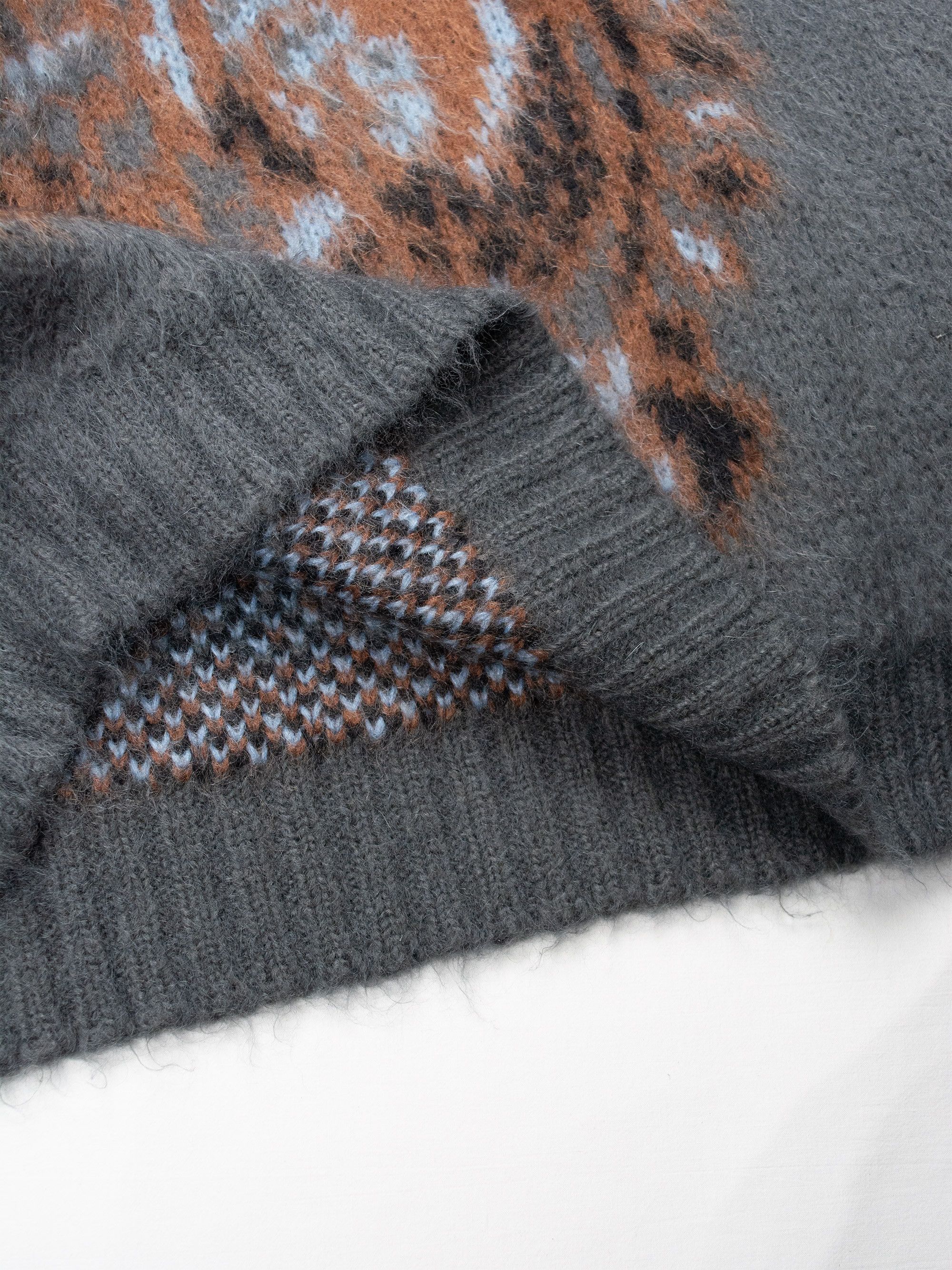 Y/Project Y/Project A/W 2019 sample oversized jacquard mohair sweater Size US XS / EU 42 / 0 - 5 Thumbnail