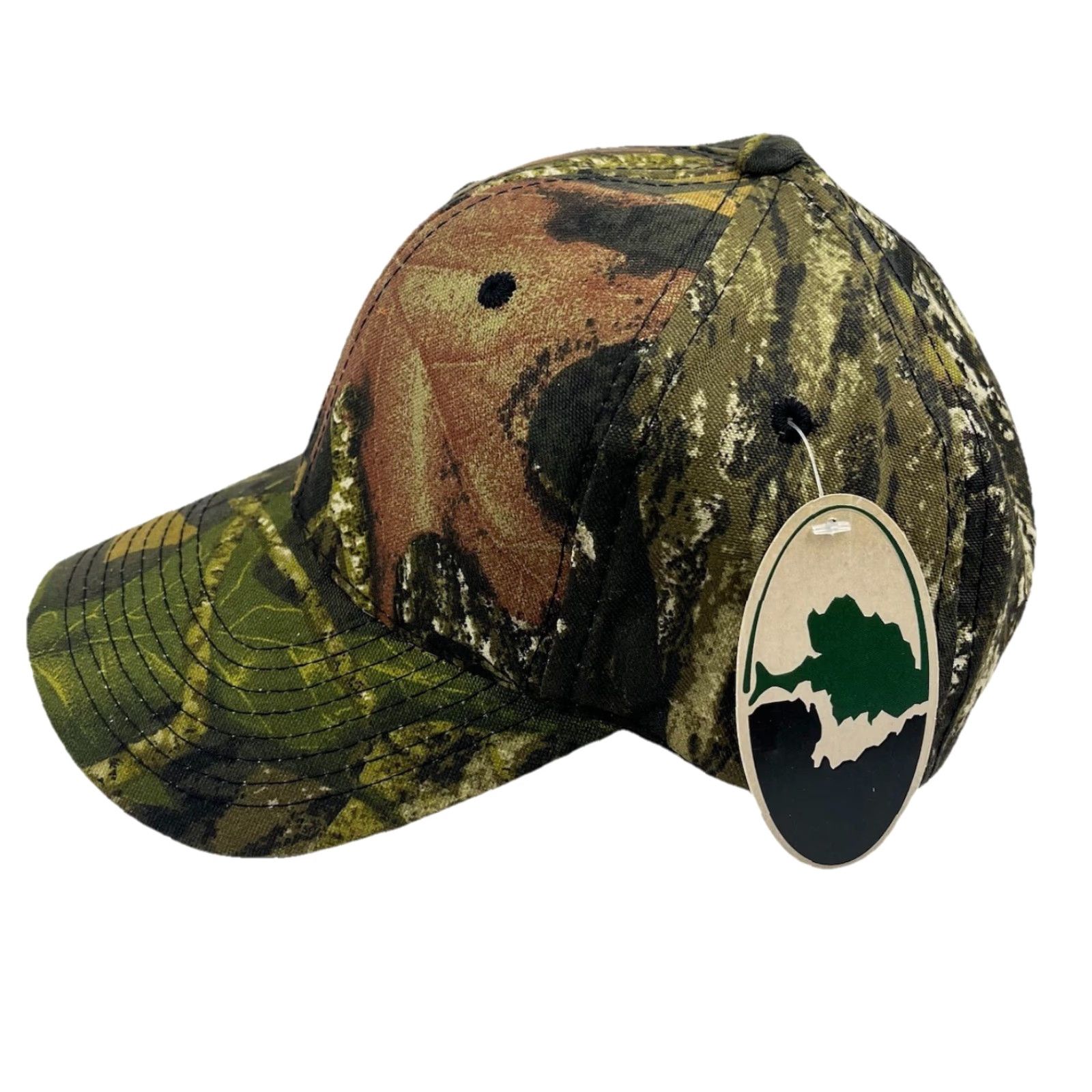 Vintage Mossy Oak Full Camo Strapback Hat NEW Size ONE SIZE - 2 Thumbnail