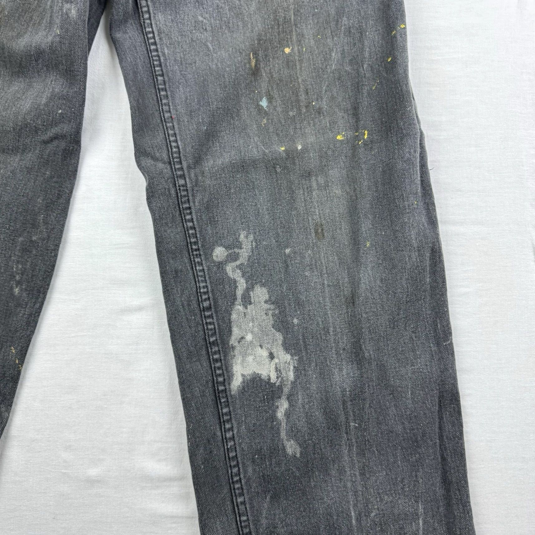 Vintage VINTAGE Body Machine Jeans Relaxed Fit Adult 33x32 Black Grunge 90s Y2K Punk Mens Size US 33 - 3 Thumbnail