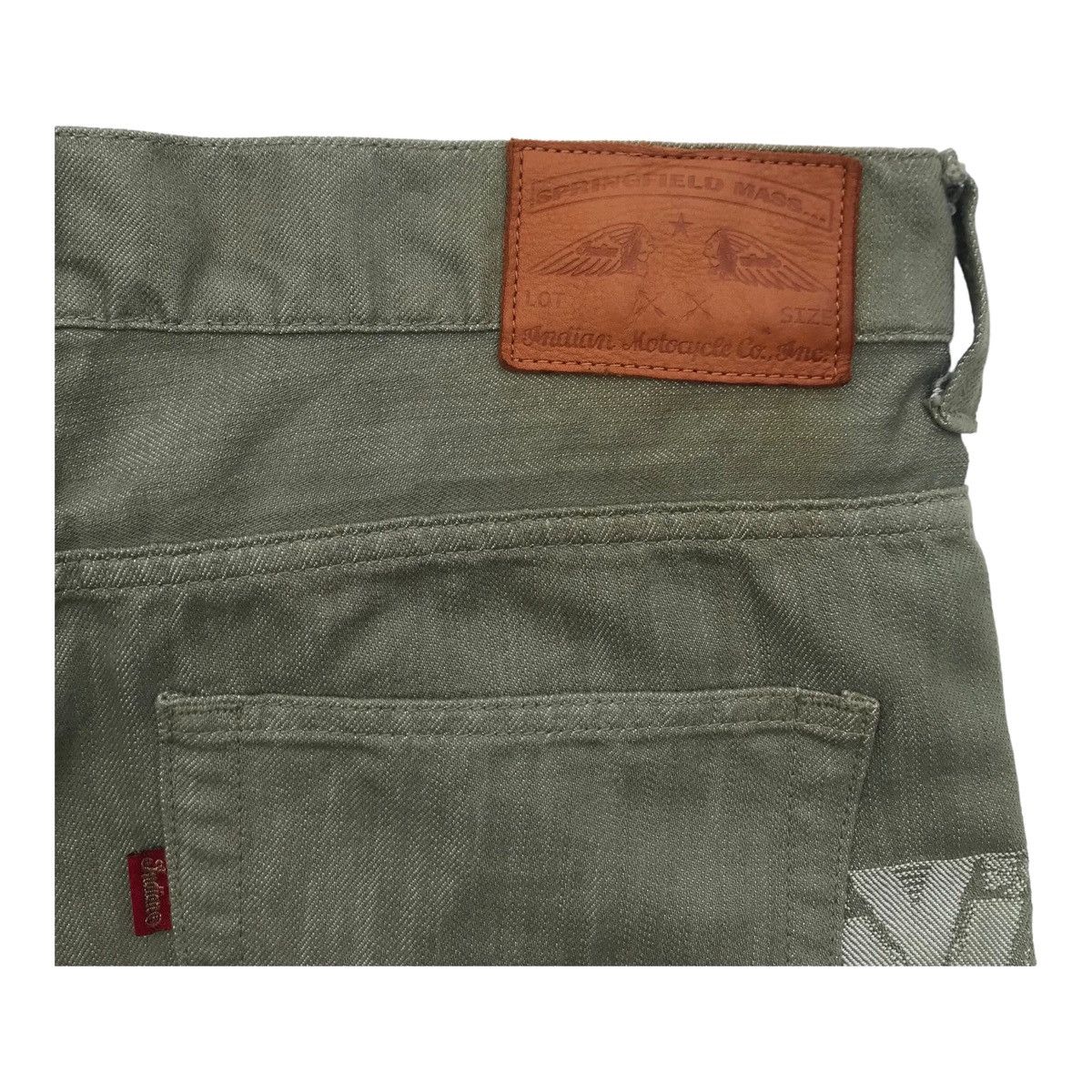 Indian Motorcycle Indian Motocycle Native Motif Denim Pants Size US 33 - 16 Thumbnail