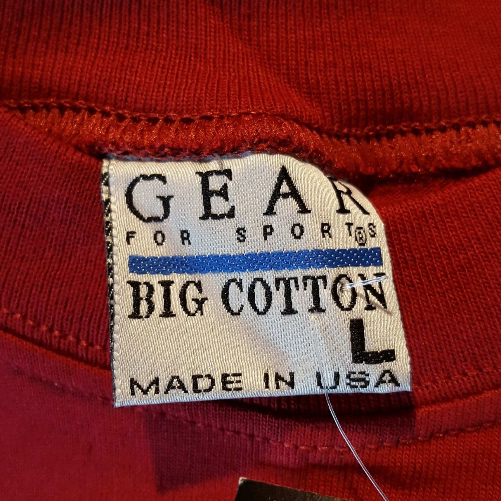 Vintage VINTAGE GEAR FOR SPORTS T-Shirt Men's L Red Y2K Golf Club Retro USA NOS Size US L / EU 52-54 / 3 - 6 Thumbnail