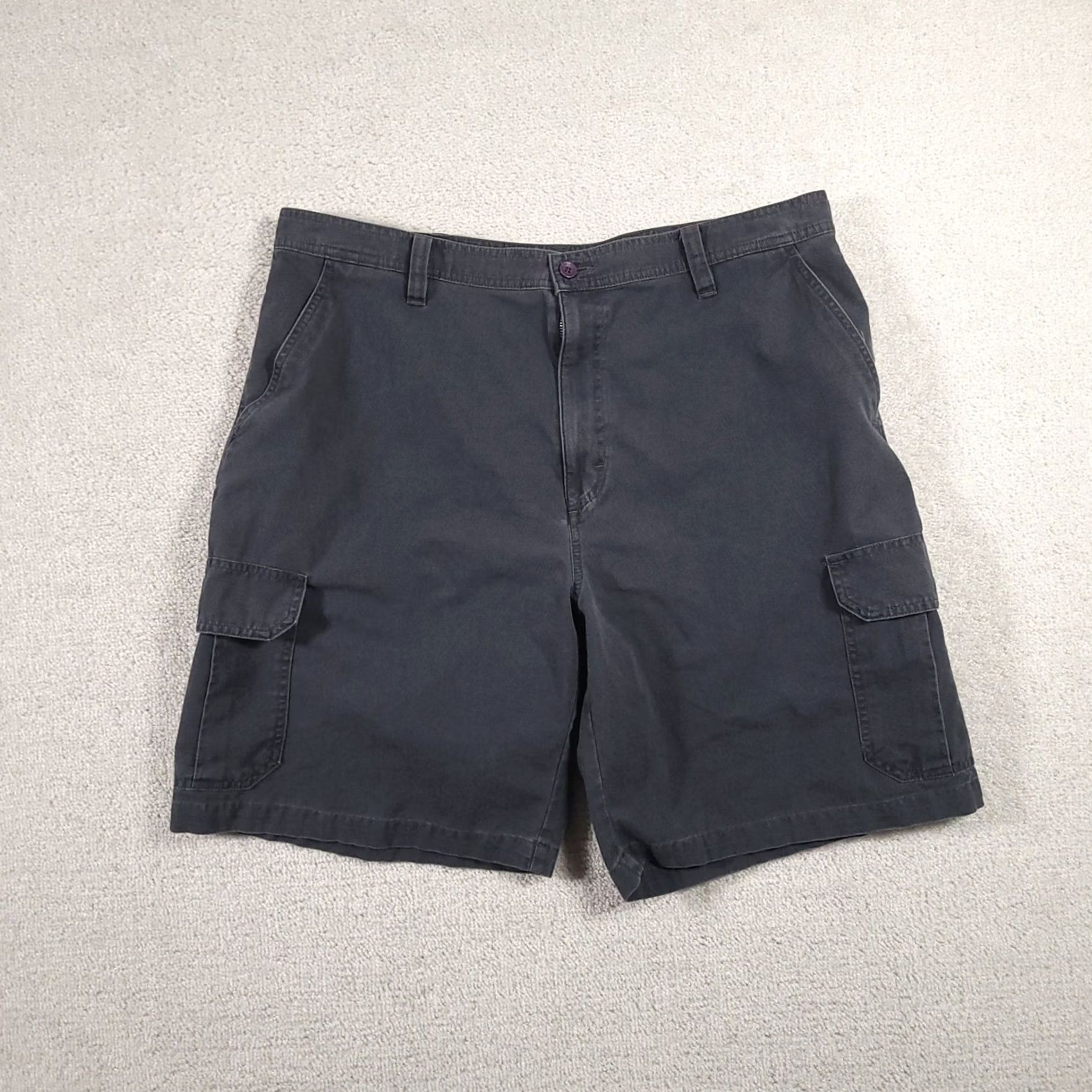 Ralph Lauren VINTAGE Ralph Lauren Chaps Cargo Shorts Mens 38 Blue 9" Inseam Flap Pockets Cargo Pocket Logo Mens Size US 38 / EU 54 - 2 Thumbnail