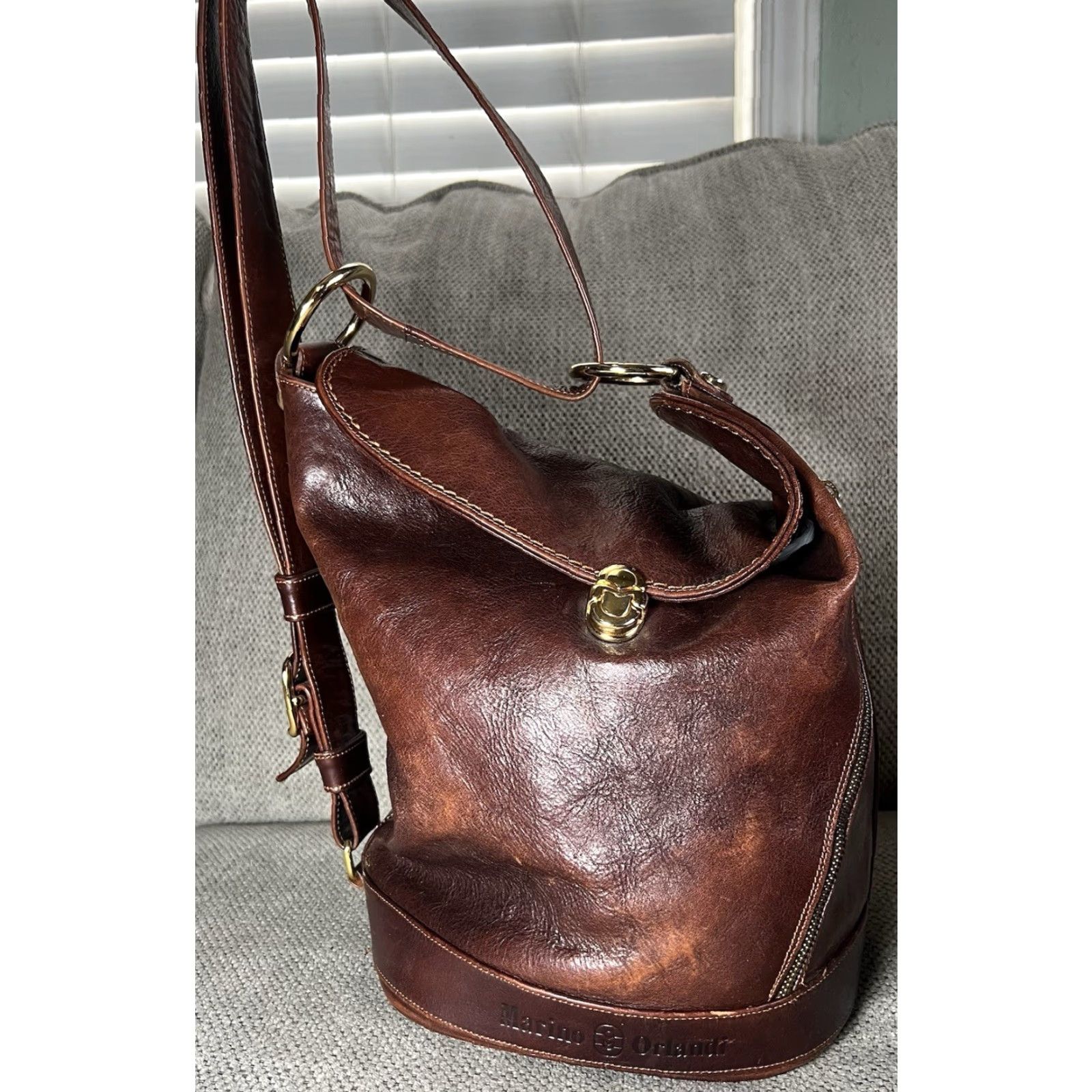 Vintage Marino Orlandi Bag Convertible Sling Purse Shoulder Bag Size ONE SIZE - 3 Thumbnail