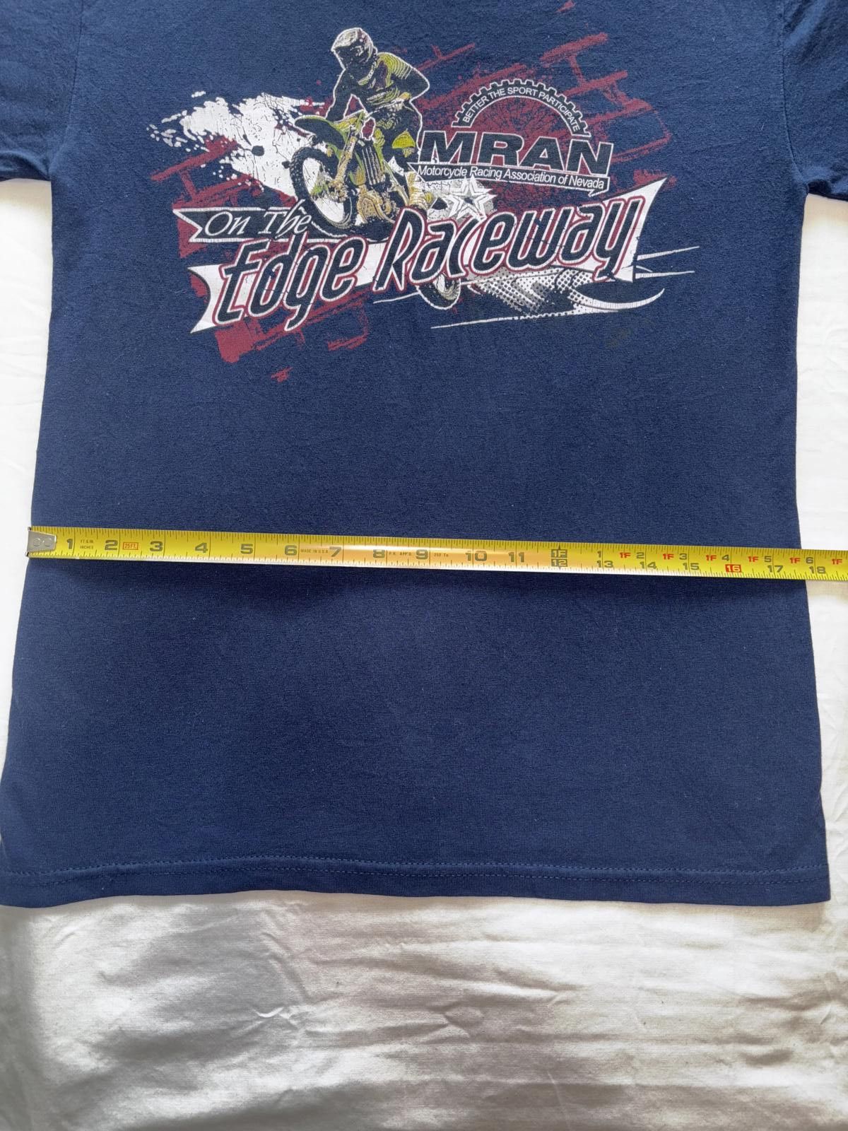 Gildan MRAN Edge Raceway T-Shirt - Motorcycle Racing Graphic Size US S / EU 44-46 / 1 - 6 Thumbnail