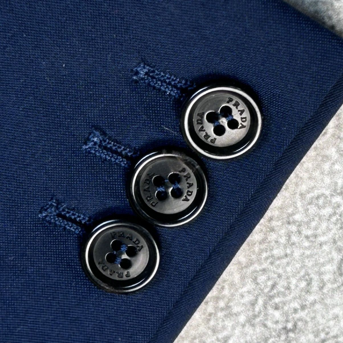 Prada Prada Milano Blue 2 buttons Mens blazer Size 54R - 7 Thumbnail