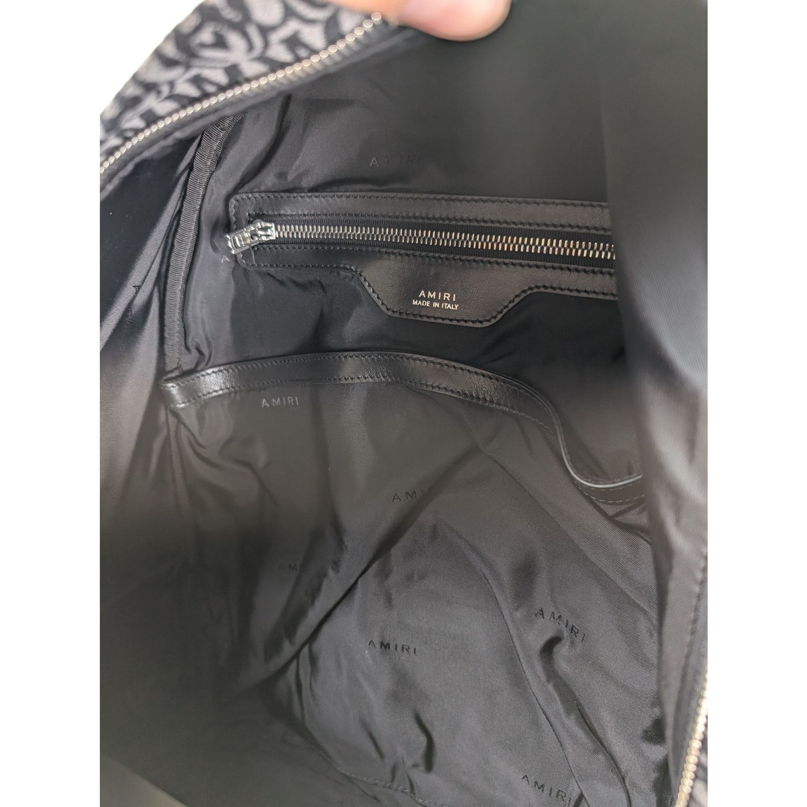 Amiri o1rshd1 Size: OS / MA Jacquard Backpack in Black Size ONE SIZE - 15 Thumbnail