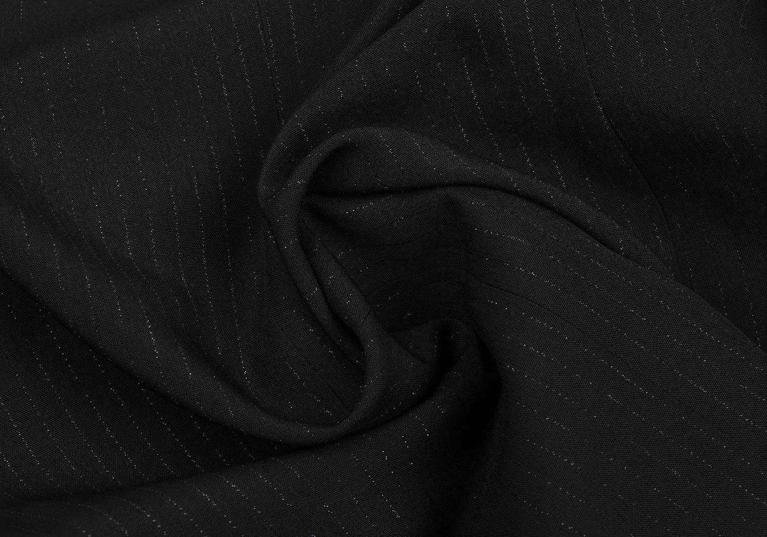 Jean Paul Gaultier Rayon Blend Lamé Stripe Jacket in Black Size 48 Size US M / EU 48-50 / 2 - 16 Thumbnail