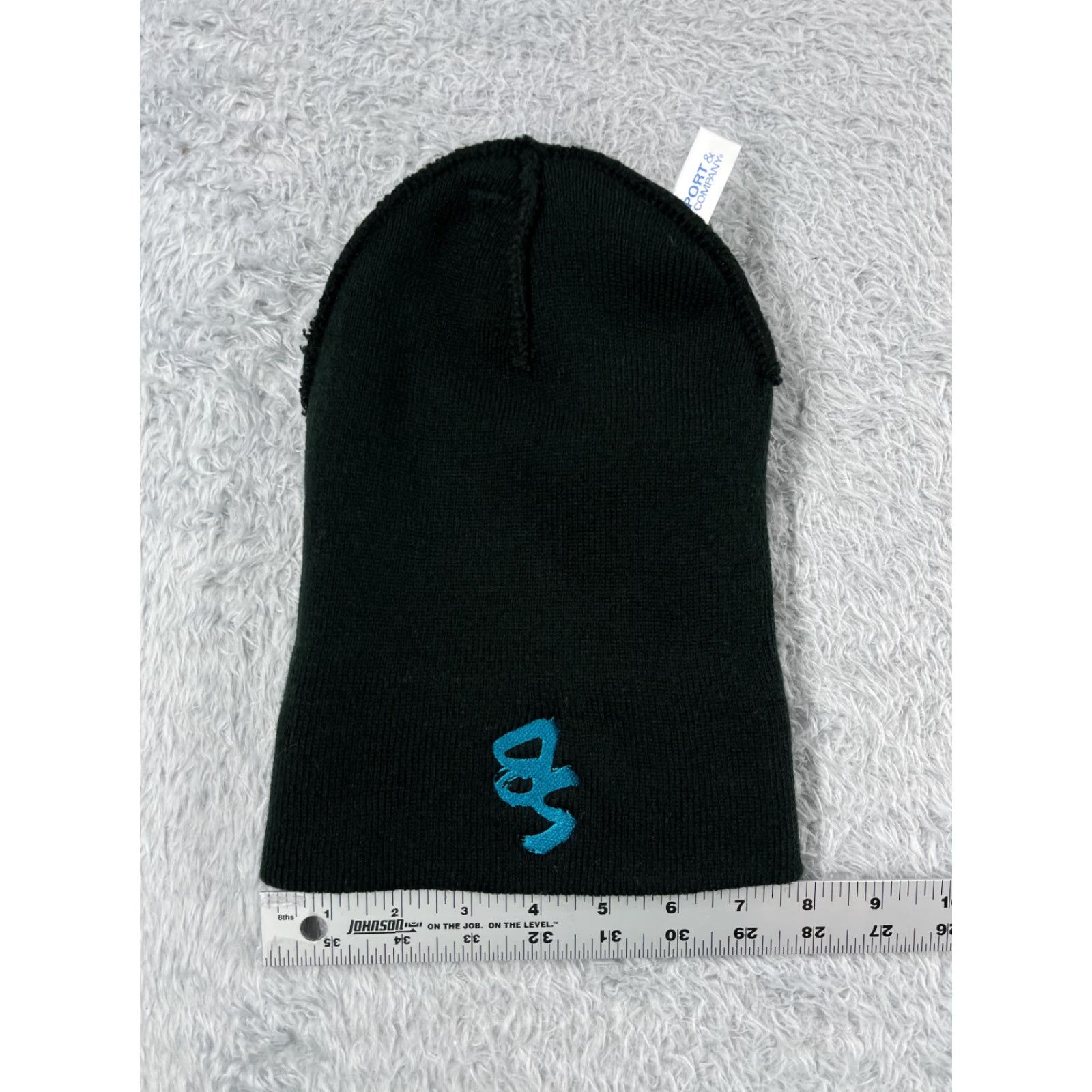 Port & Company VINTAGE SB Beanie Toque Adult One Size Black Knit Embroidered Acrylic Port & Company Size ONE SIZE - 5 Thumbnail