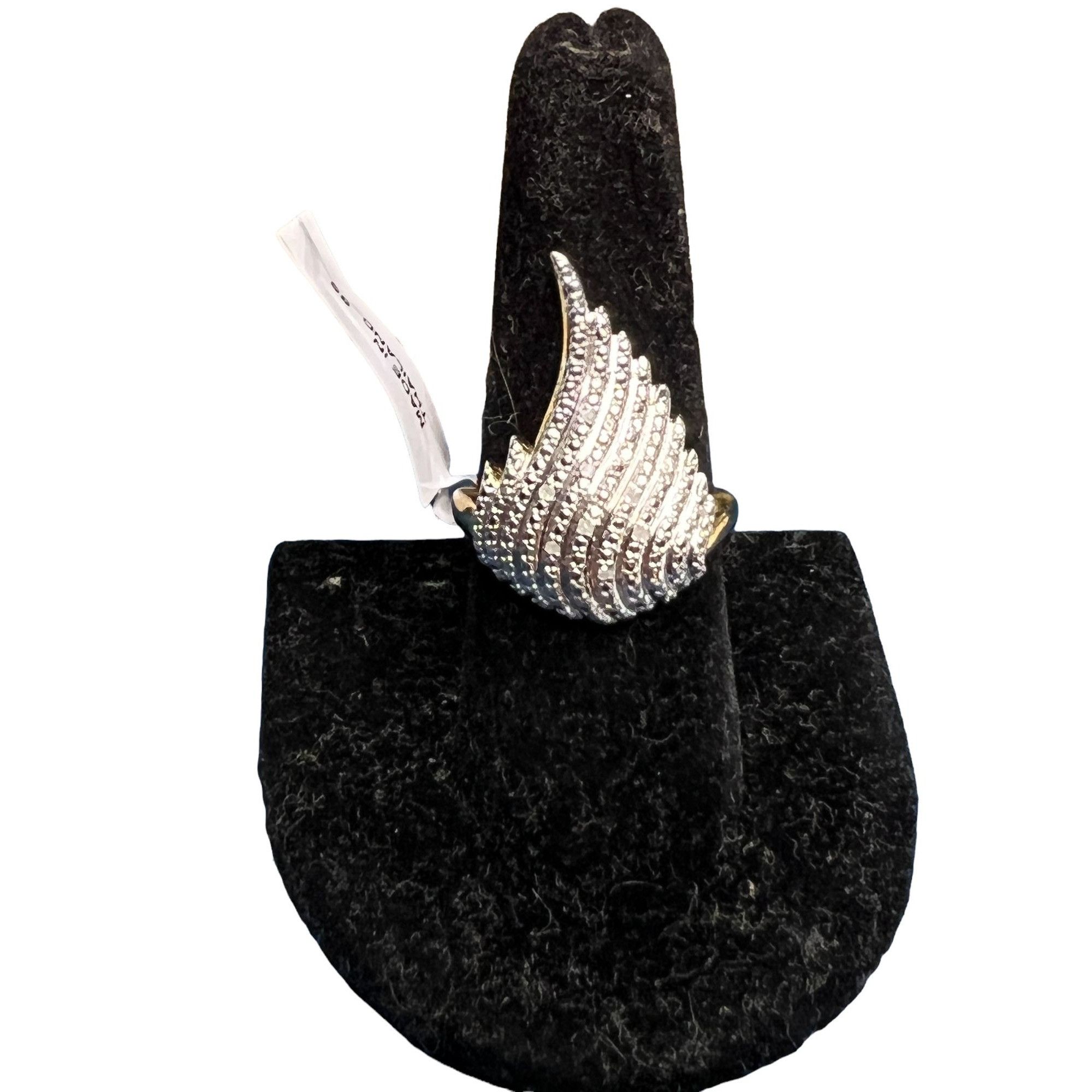 Other Palm Beach Jewelry Sterling Silver Gold Plated Ring Angel Wi Size ONE SIZE - 1 Thumbnail