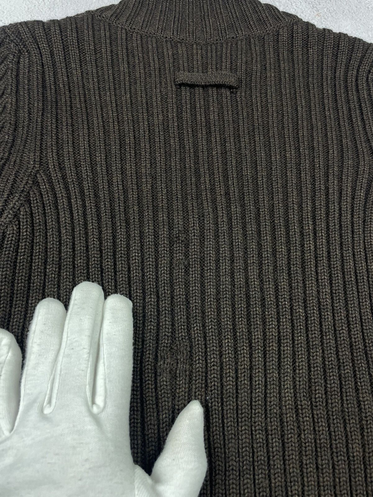 FUZZI × Jean Paul Gaultier × Vintage Vintage Jean Paul Gaultier Fuzzi Knitted Cardigan-Sweater Size M / US 6-8 / IT 42-44 - 16 Thumbnail