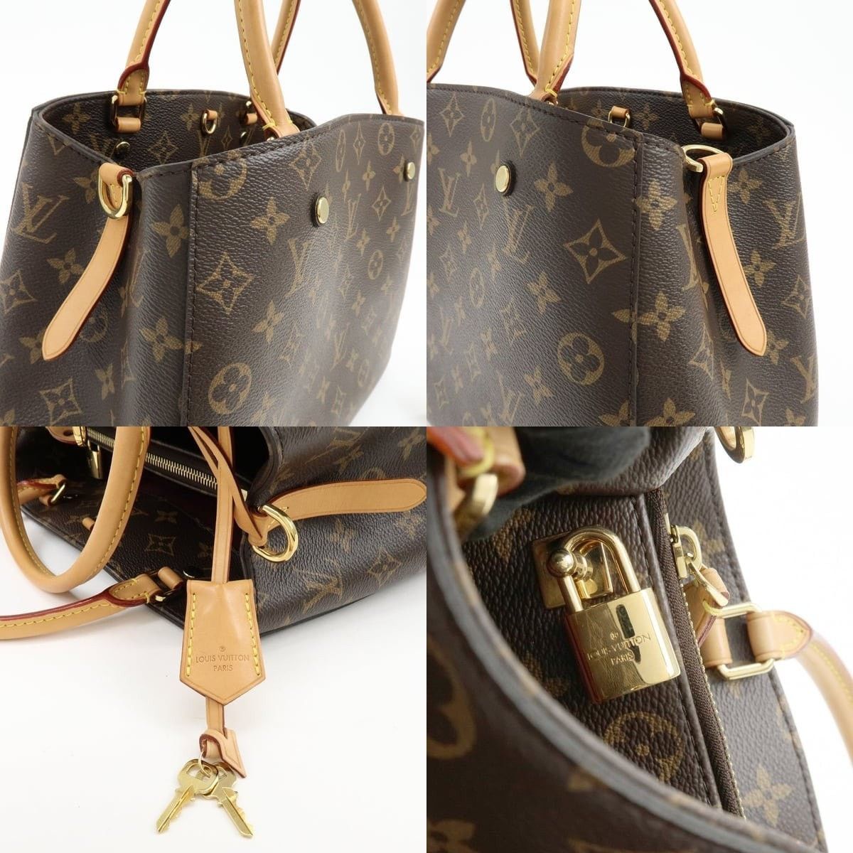 Louis Vuitton Louis Vuitton Monogram Montaigne MM Satchel Size ONE SIZE - 6 Thumbnail