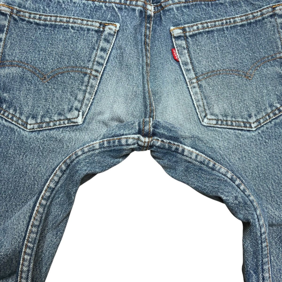 Levi's Vtg 1980s Levi’s 701 Button Fly Student USA Blue Denim Jeans Size 25" / US 0 / IT 36 - 8 Thumbnail