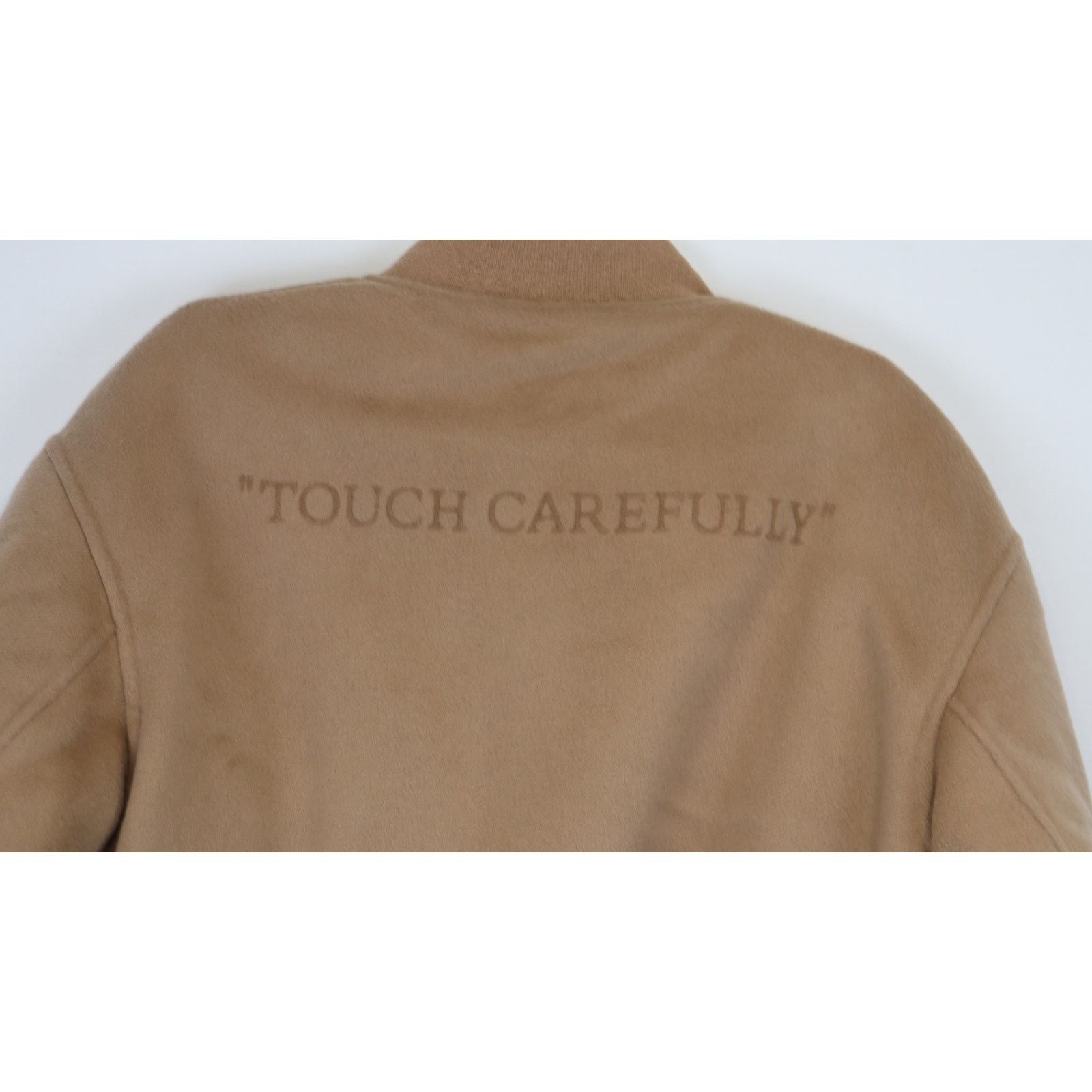 Off-White o1rshd1 " Touch Carefully " Jacket in Brown Size US M / EU 48-50 / 2 - 7 Thumbnail