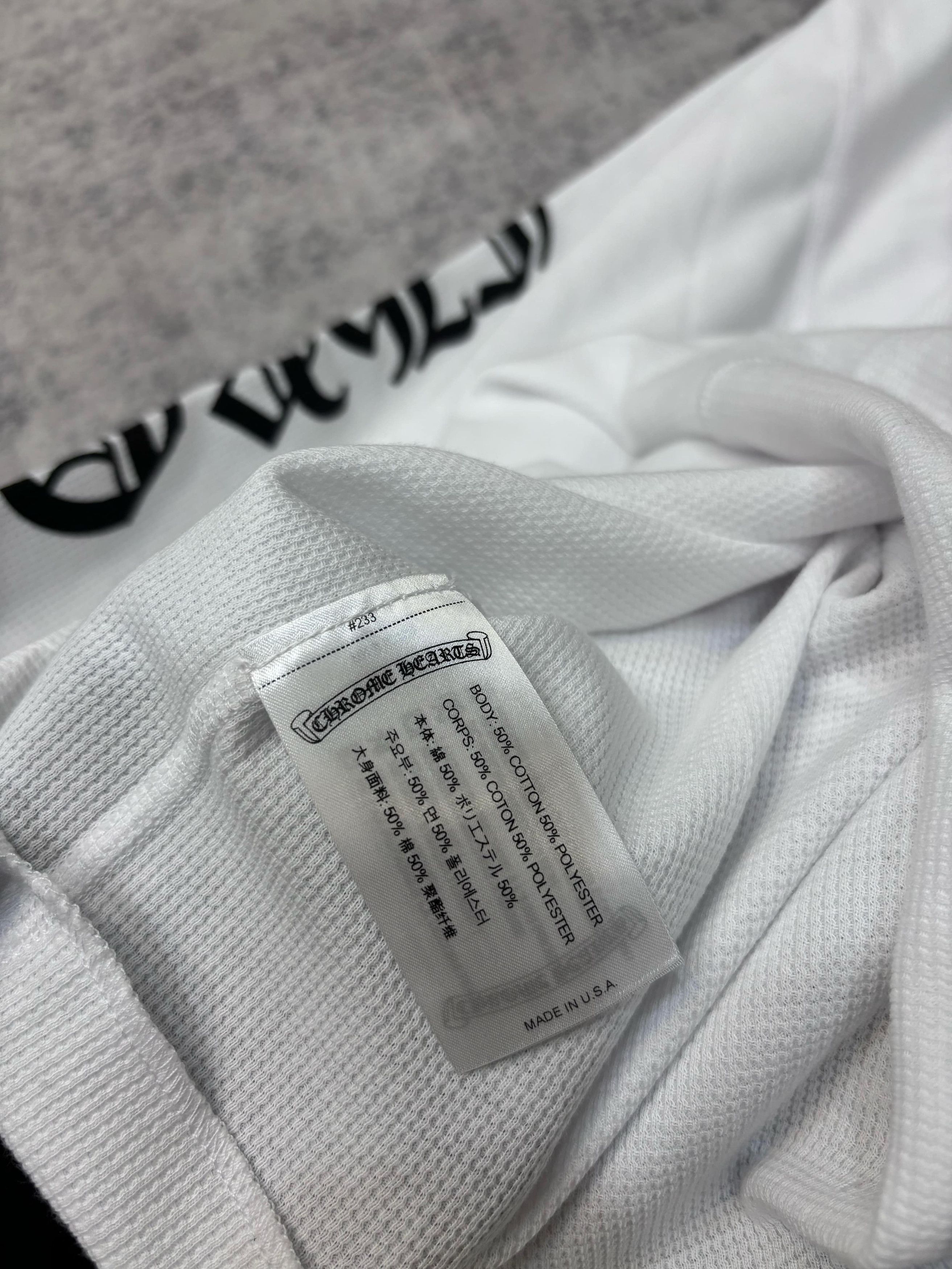 Chrome Hearts CHROME HEARTS Scroll Thermal Long T Shirt Size M / US 6-8 / IT 42-44 - 13 Thumbnail
