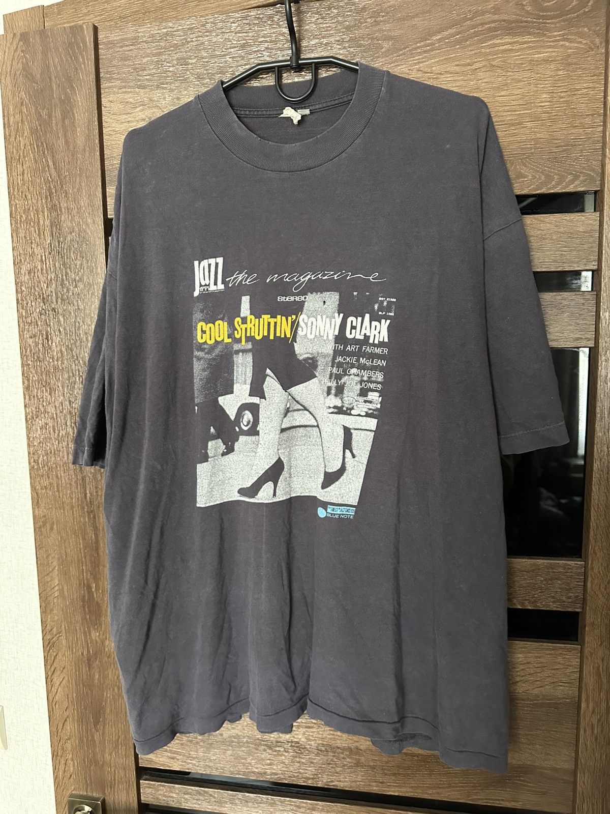 Band Tees Cool Struttin Sonny Clark Stereo Jazz Vintage T-Shirt 90s Size US XL / EU 56 / 4 - 3 Thumbnail