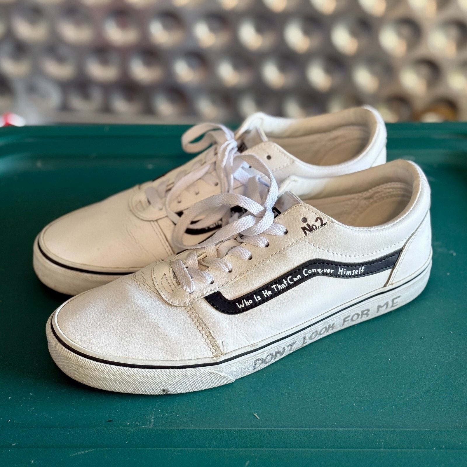Vans Vans Old Skool Leather Stripe Men’s Size 9.5 Custom Size US 9.5 / EU 42-43 - 5 Thumbnail