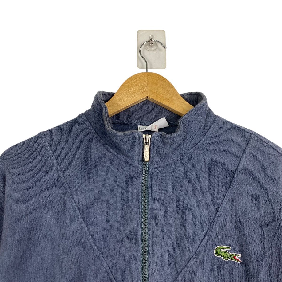 Japanese Brand Vintage Lacoste half zipper sweater Size US S / EU 44-46 / 1 - 4 Thumbnail