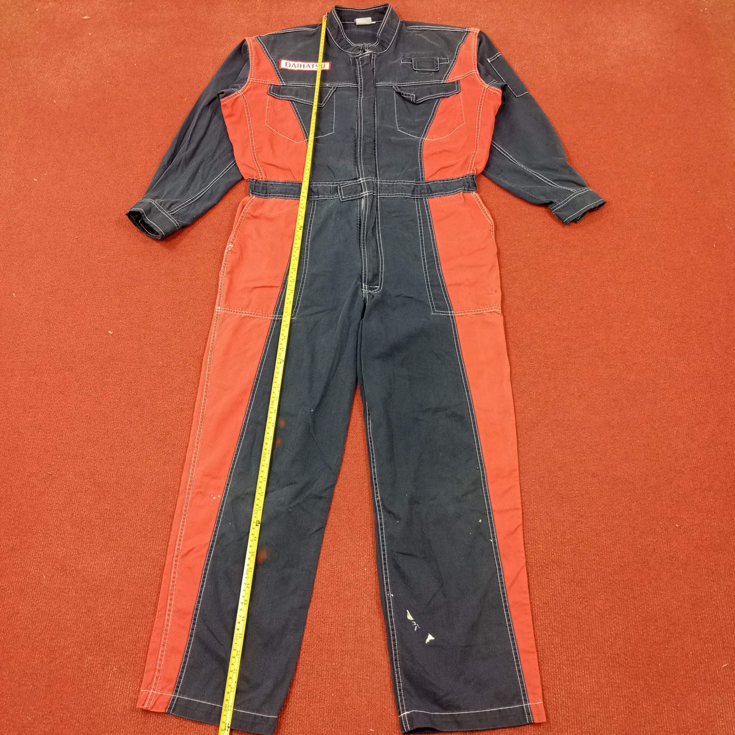 Japanese Brand × Vintage Daihatsu Japanese Motorsports Coveerall Jacket Size US XL / EU 56 / 4 - 4 Thumbnail
