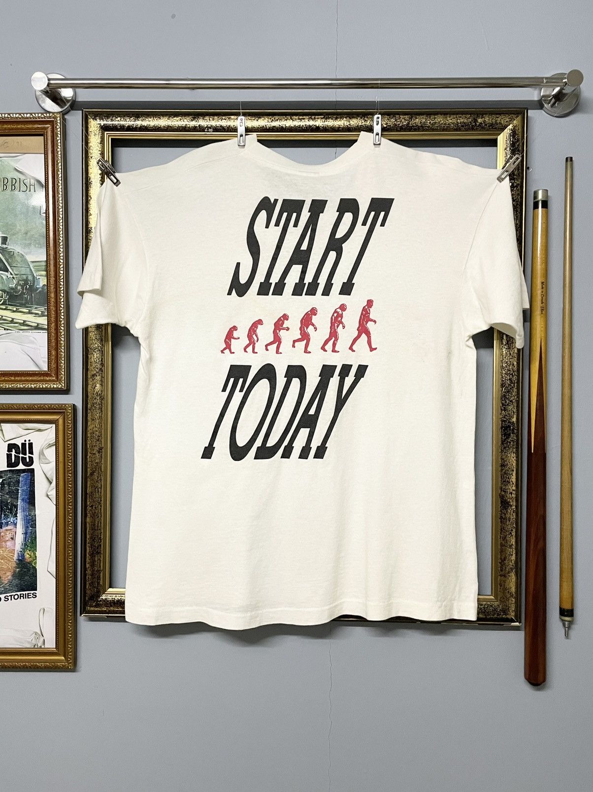 Vintage Vintage Og 90s Gorrila Biscuits ‘Start Today’ Rare Find Tee Size US L / EU 52-54 / 3 - 10 Thumbnail