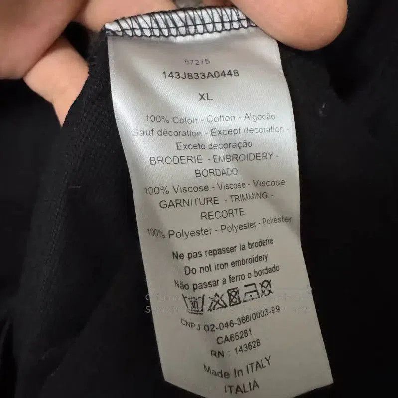 Dior Dior Black Cotton Polo Shirt for Men . Size US XL / EU 56 / 4 - 5 Thumbnail