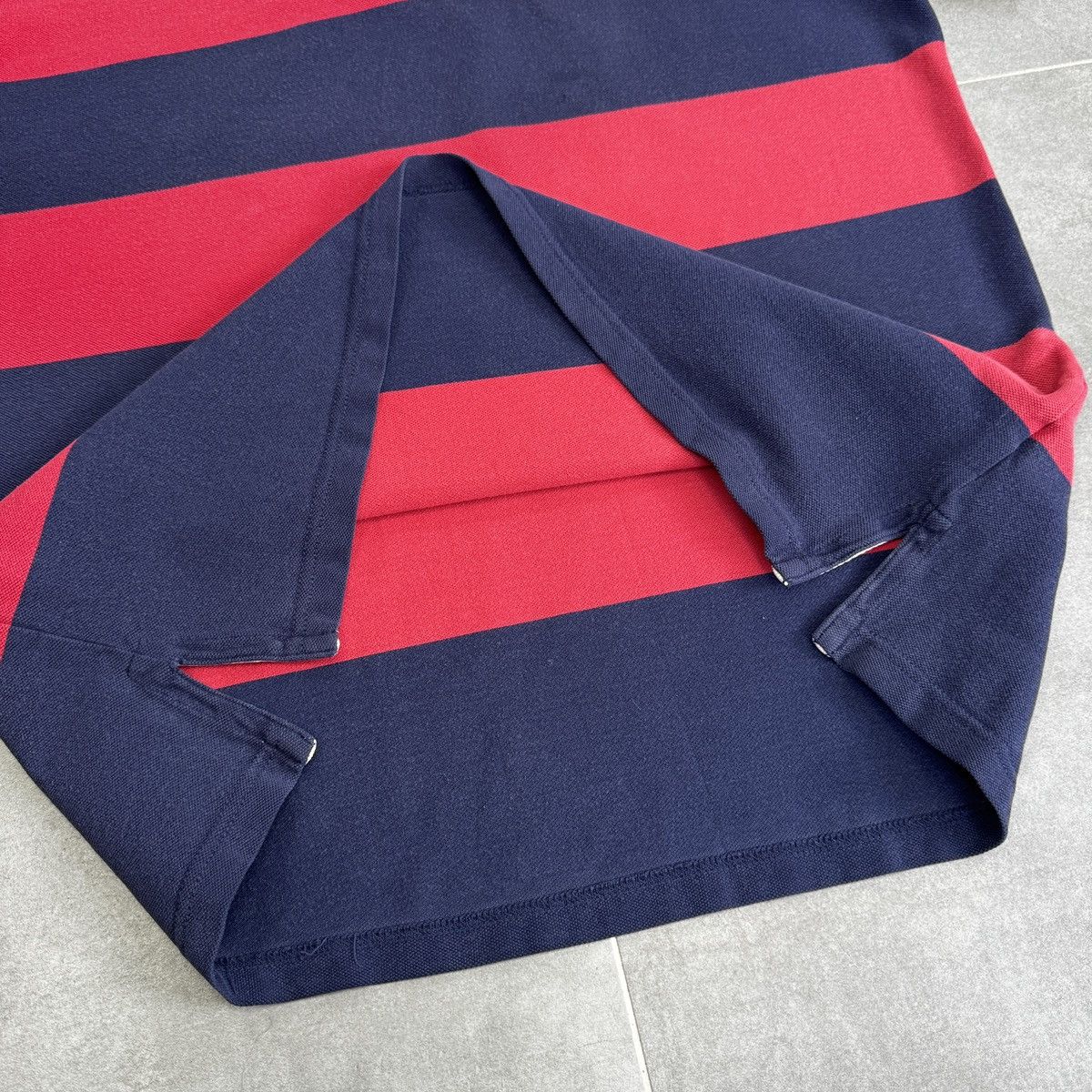 Polo Ralph Lauren Vintage Polo Ralph Lauren Striped Men Polo Shirt Size L Size US L / EU 52-54 / 3 - 13 Thumbnail