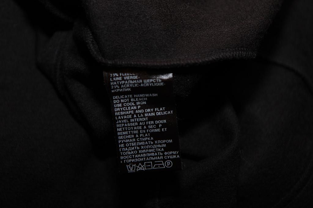 Ann Demeulemeester Archive Lazlo Wool Blend Coat Black Priest Size US XS / EU 42 / 0 - 6 Thumbnail