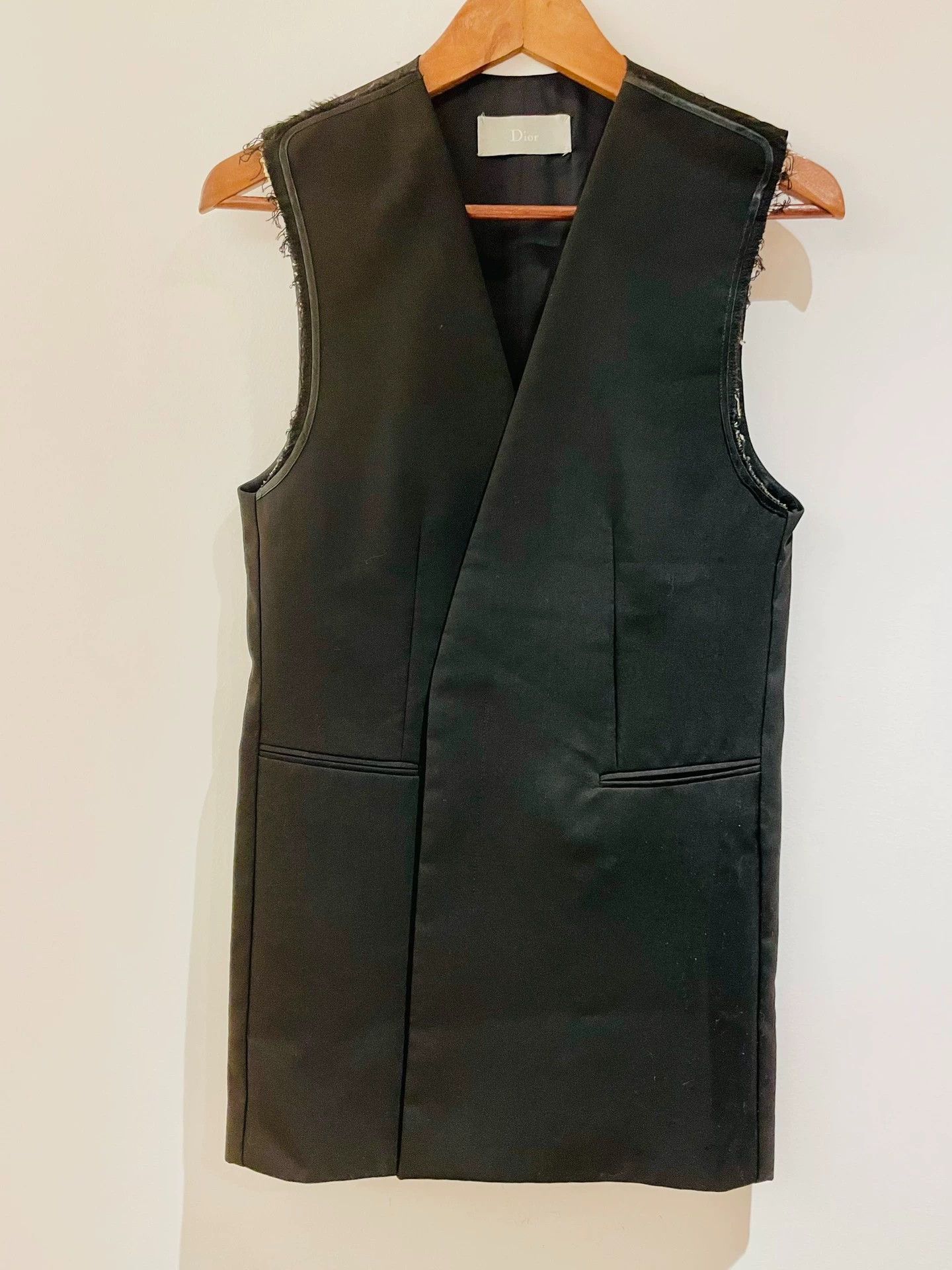 Dior Black Sleeveless Vest with Pockets Size US M / EU 48-50 / 2 - 1 Thumbnail