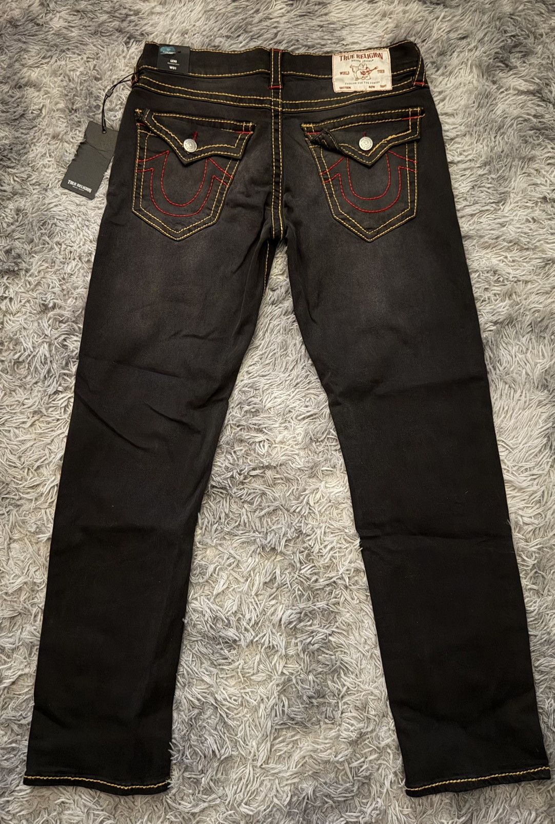 True Religion True Religion Yellow/Red Deadstock Jeans Size 31 Size US 31 - 1 Thumbnail