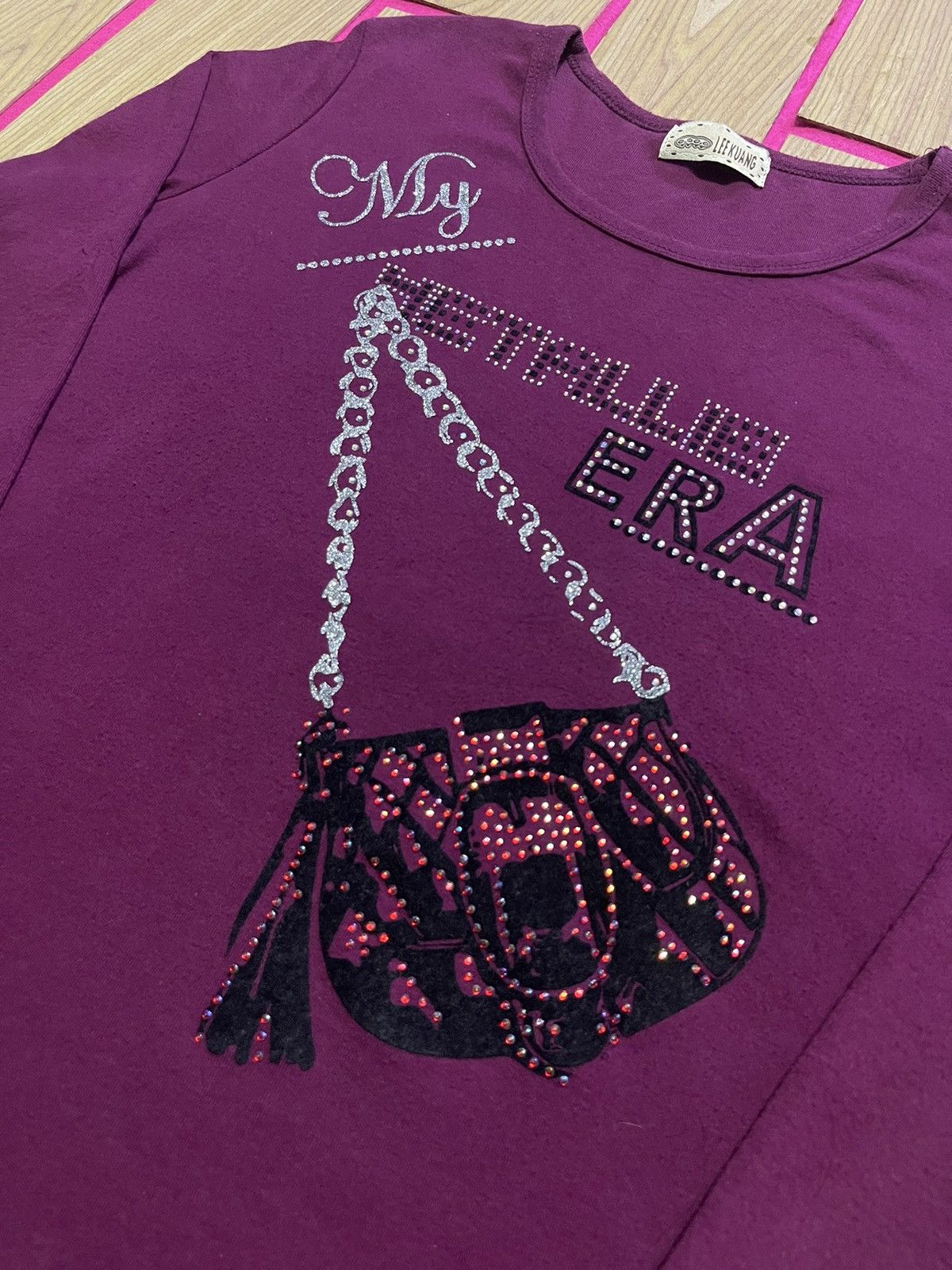 If Six Was Nine Y2K LEE KUANG long sleeve tshirt women gliter style Size M / US 6-8 / IT 42-44 - 3 Thumbnail
