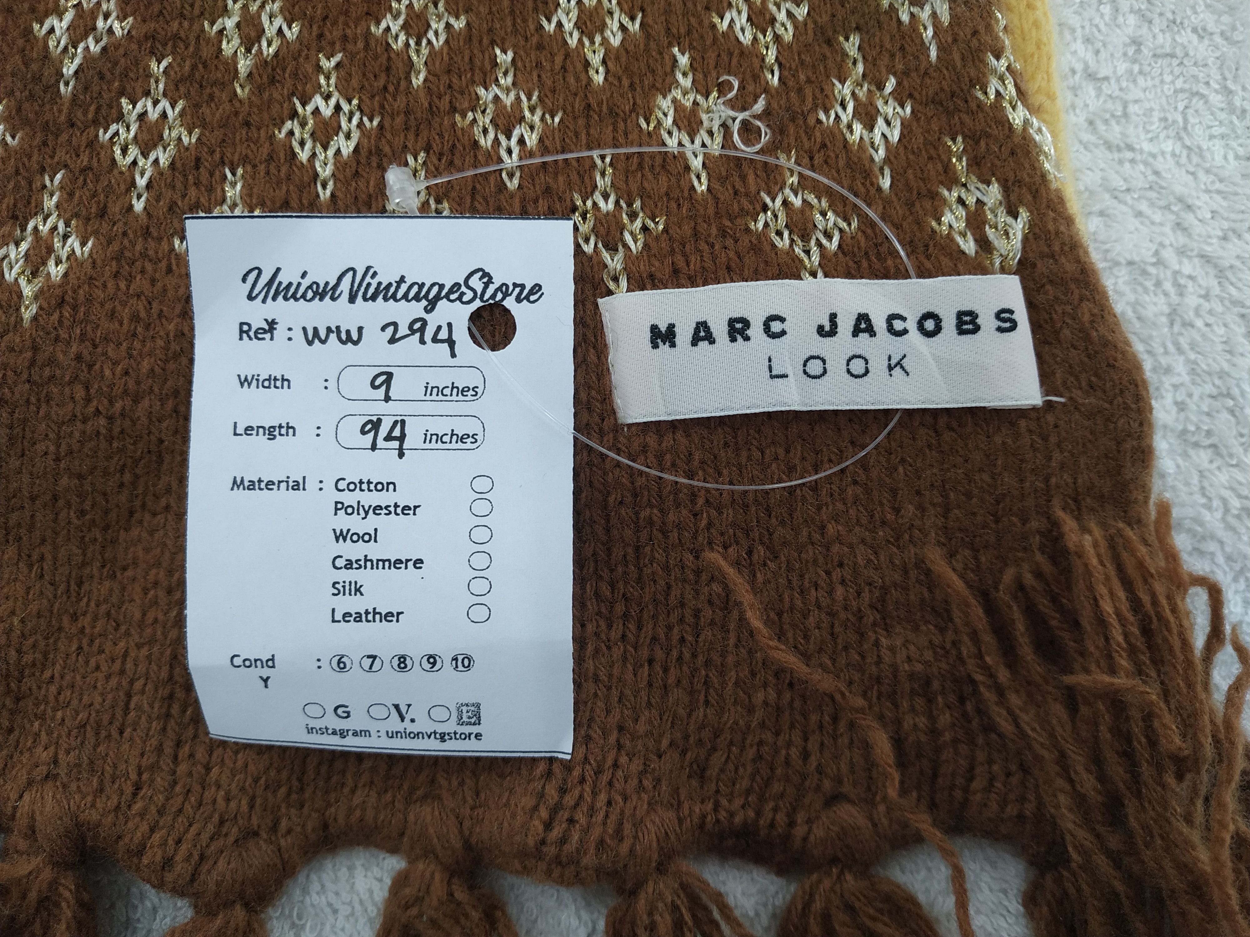 Marc Jacobs Marc Jacobs Scarf / Muffler / Neckwear - WW294 Size ONE SIZE - 5 Thumbnail