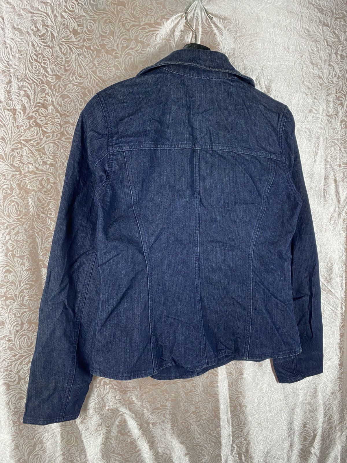 Japanese Brand Dana Buchman Denim Embroidered Jacket Vintage Women Classic Size M / US 6-8 / IT 42-44 - 12 Thumbnail