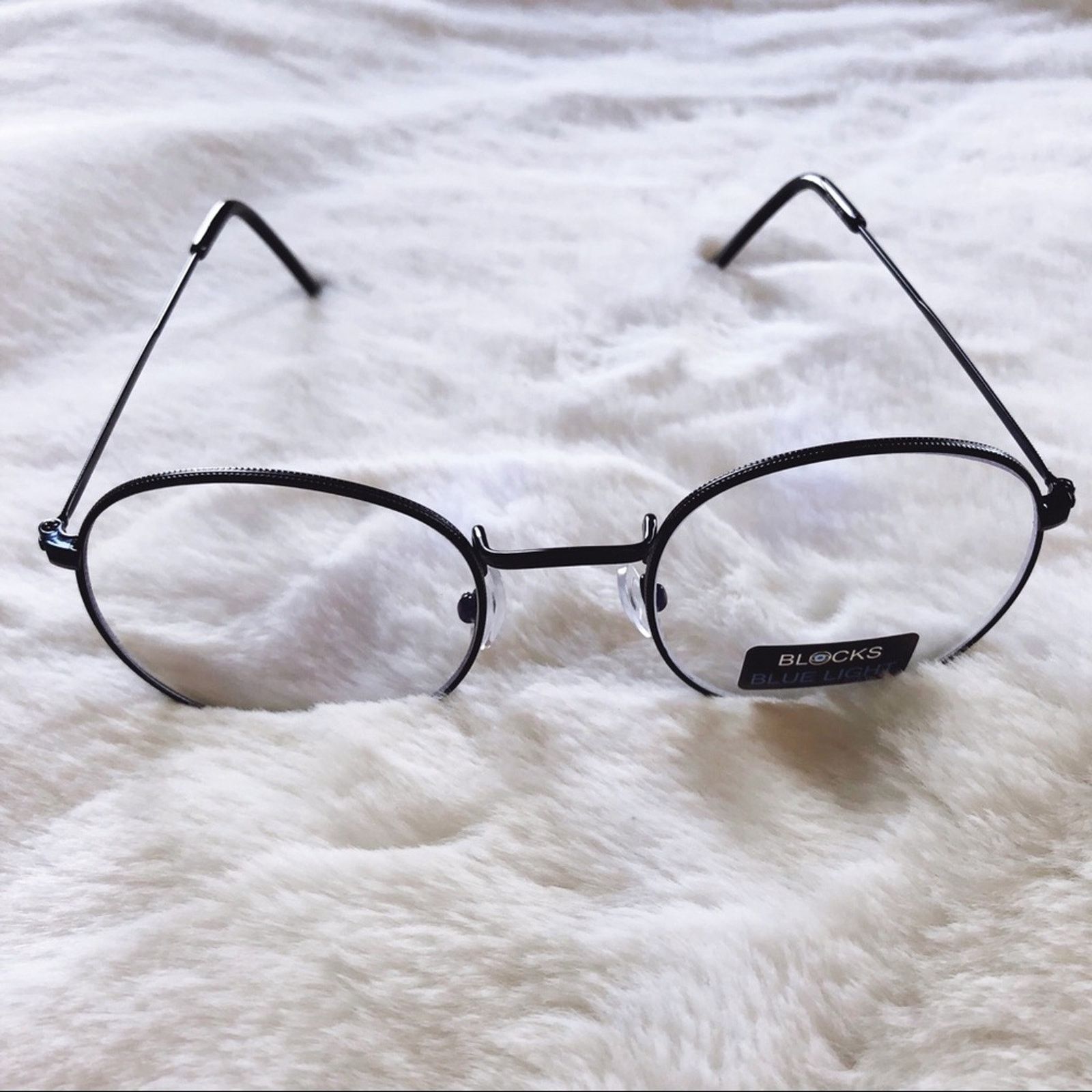Other Mai Black Round Computer Blue Light Glasses Size ONE SIZE - 5 Thumbnail