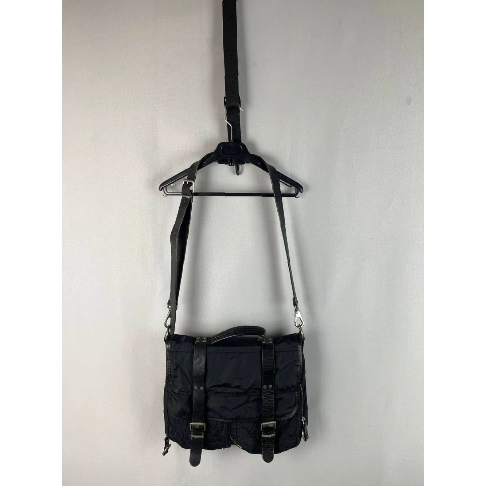 Diesel Diesel Mens Black Nylon Zipper Shoulder Strap Crossbody Messenger Bag Size ONE SIZE - 2 Thumbnail