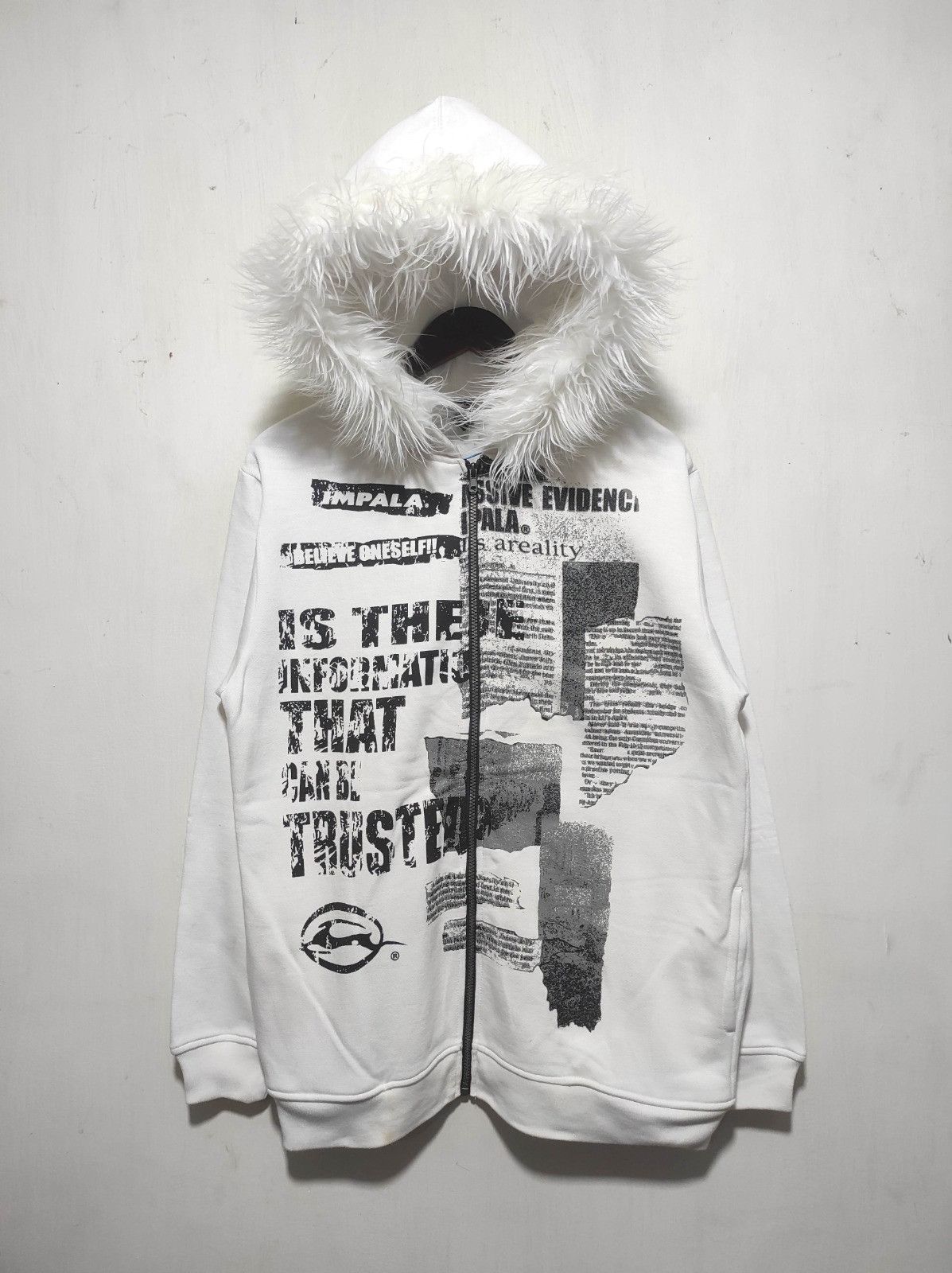 Japanese Brand Impala Poem zip fur hoodie ifsix LGB style Size US L / EU 52-54 / 3 - 2 Thumbnail