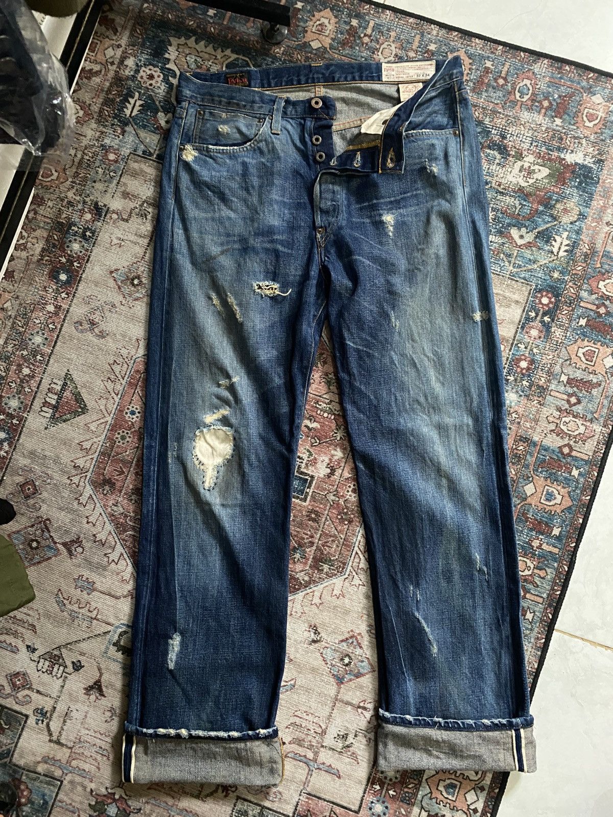 Evisu Vintage Evisu Private Stock Selvedge Denim Size US 32 / EU 48 - 1 Thumbnail