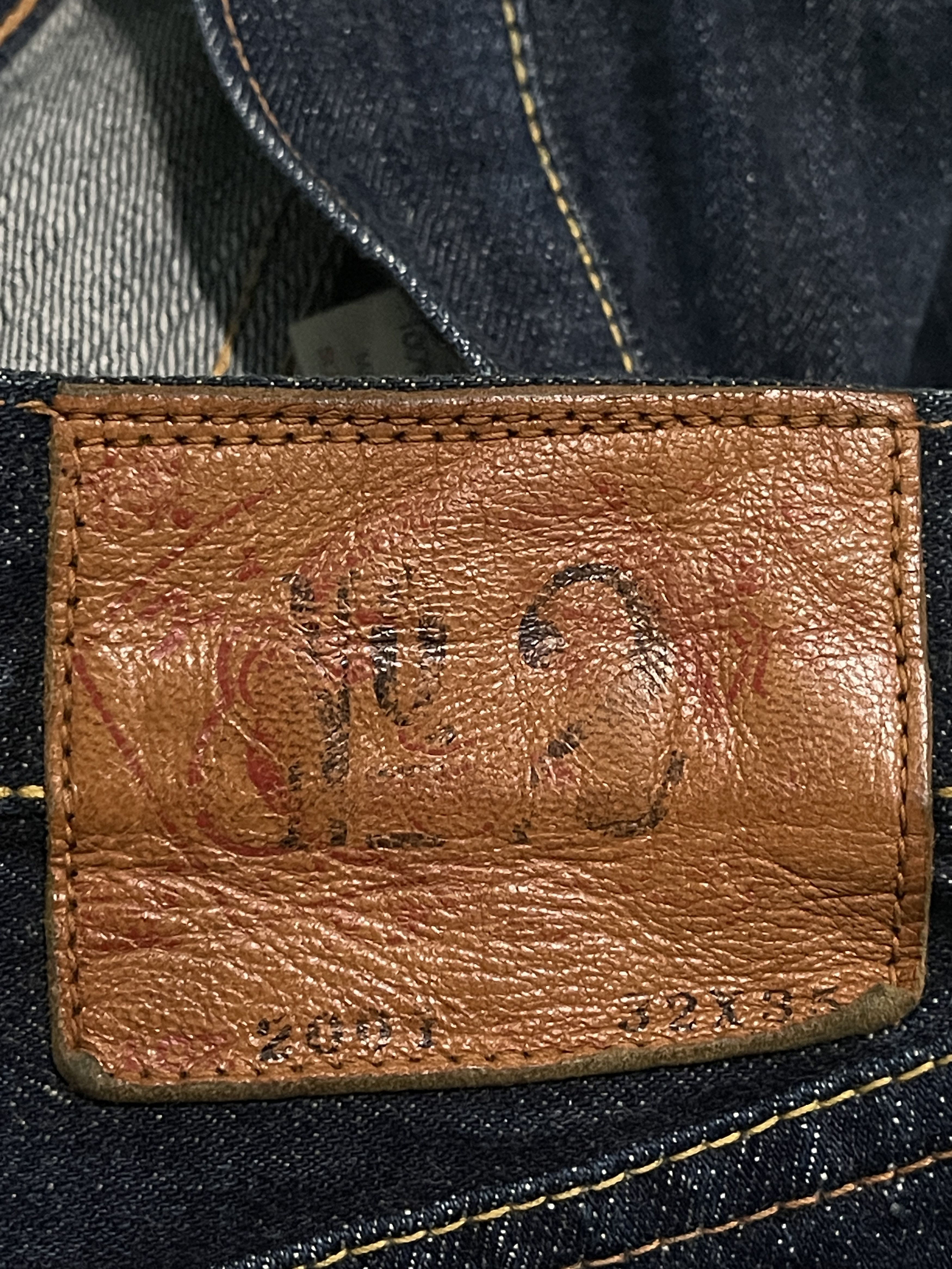 Evisu × Japanese Brand × Vintage Vintage Evisu no 2 special denim selvedge Jeans Size US 32 / EU 48 - 4 Thumbnail