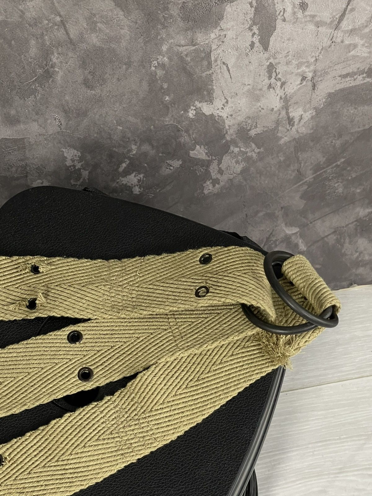 20471120 × Hysteric Glamour × Japanese Brand Vintage Y2K Japanese Brand Cotton Distressed Belt Size ONE SIZE - 3 Thumbnail