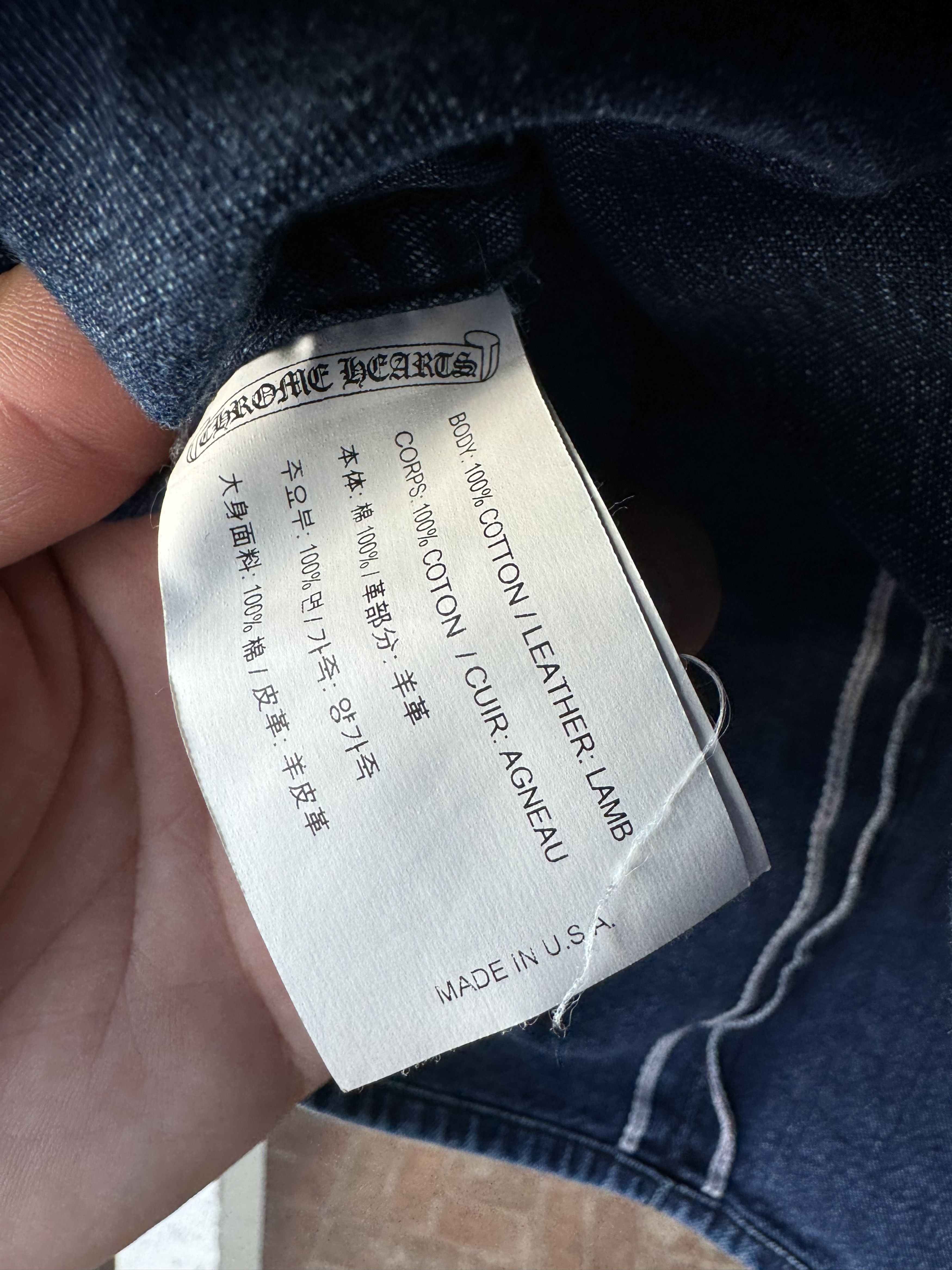 Chrome Hearts Chrome hearts denim button up Size US L / EU 52-54 / 3 - 6 Thumbnail