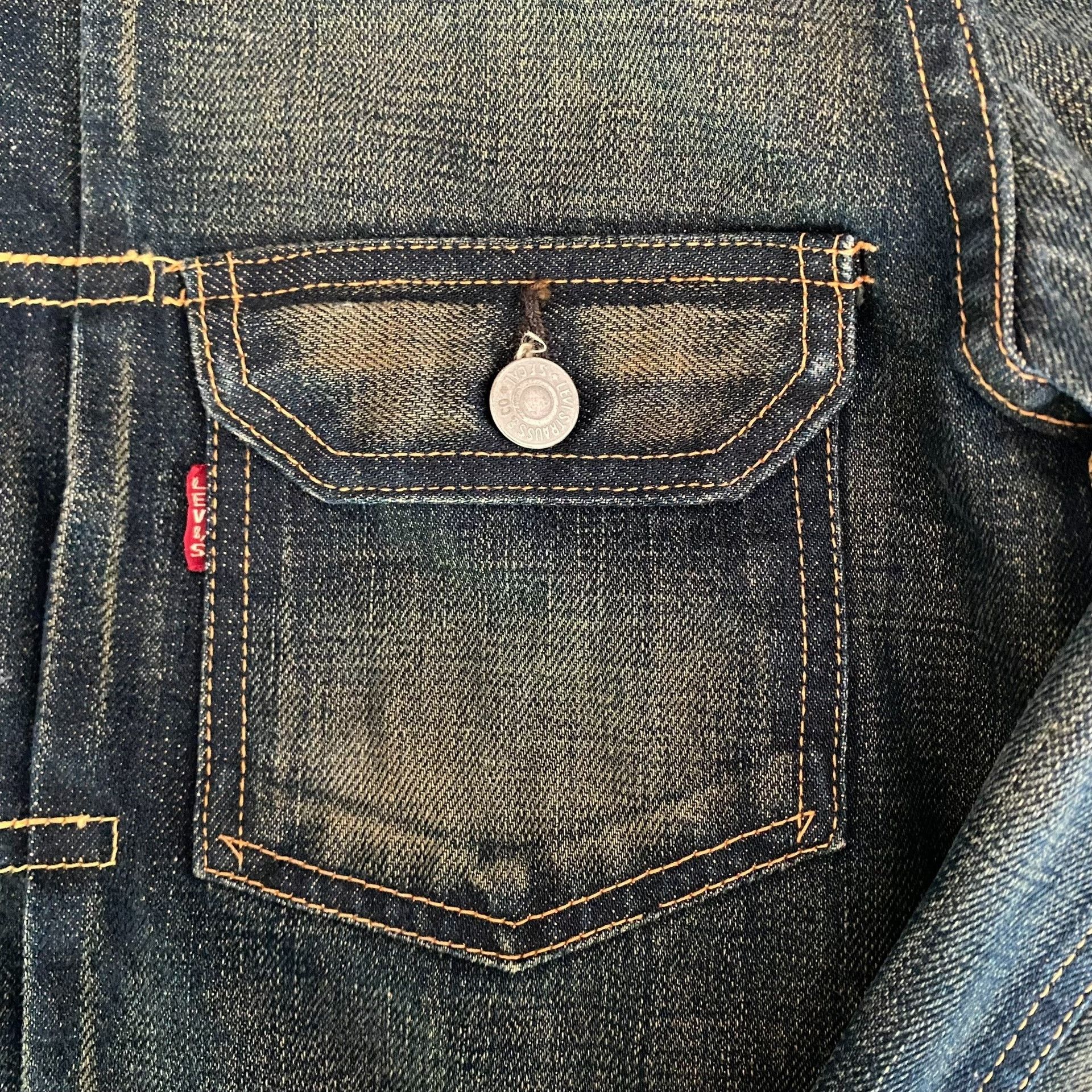 Levi's Vintage Clothing Levi's LVC 507XX J22 Japan Denim Jacket Size US XXS / EU 40 - 4 Thumbnail