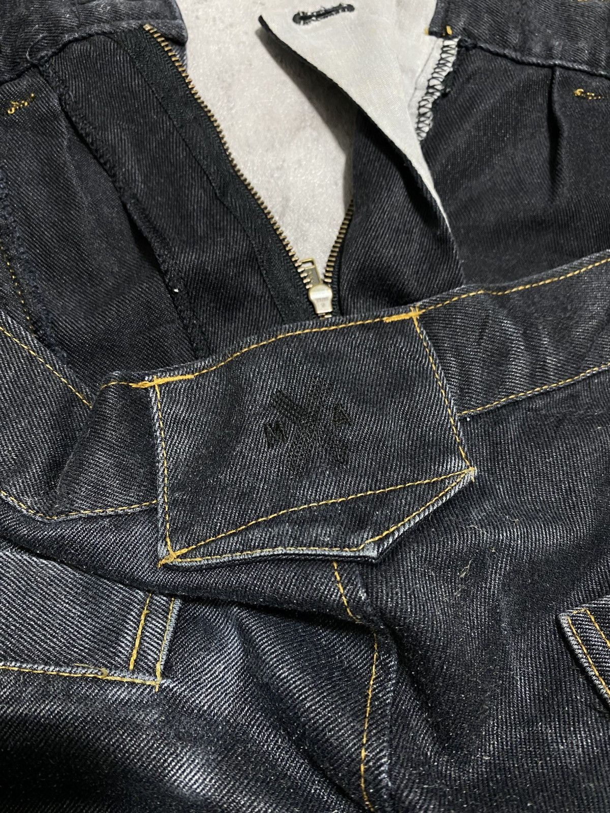 Comme des Garcons 80s MASAYUKI ABO DENIM PANTS Size US 32 / EU 48 - 7 Thumbnail