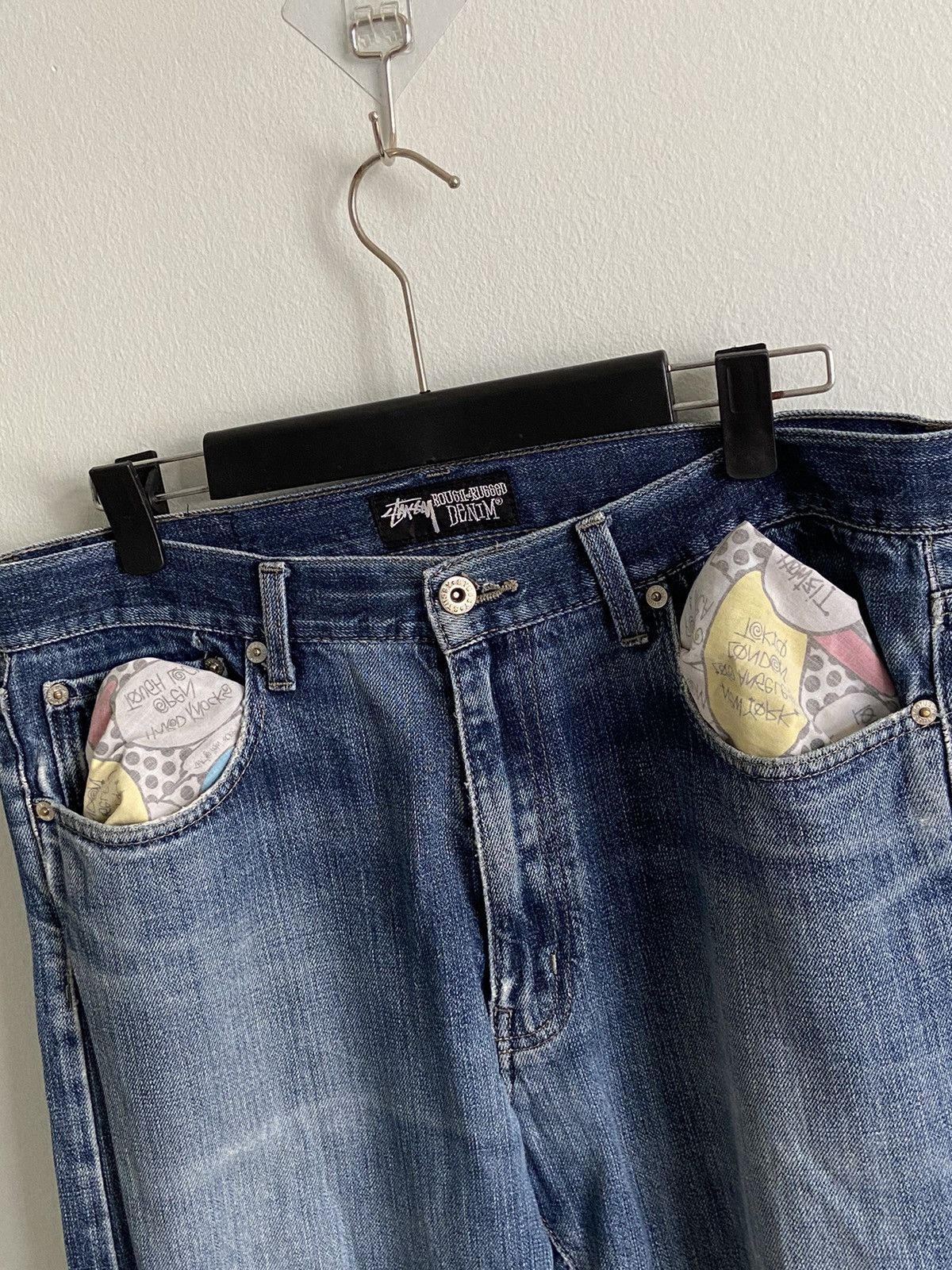 Stussy Stussy Rough & Rugged Workwear Denim Jeans Size US 34 / EU 50 - 7 Thumbnail